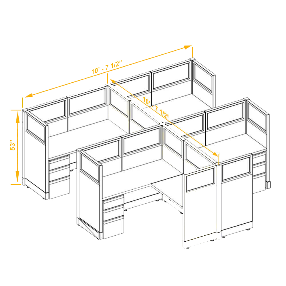 Modular furniture CUB 4 53 55 G ESP WH PSO Modular furniture CUB 4 53 55 G ESP WH PSO