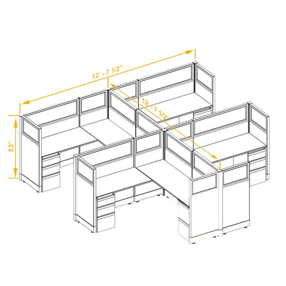 Modular furniture CUB 4 53 66 G ESP WH PSO Modular furniture CUB 4 53 66 G ESP WH PSO