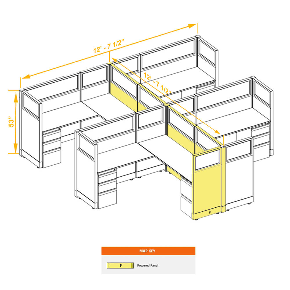 Modular furniture CUB 4 53 P 66 G ESP WH PSO Modular furniture CUB 4 53 P 66 G ESP WH PSO
