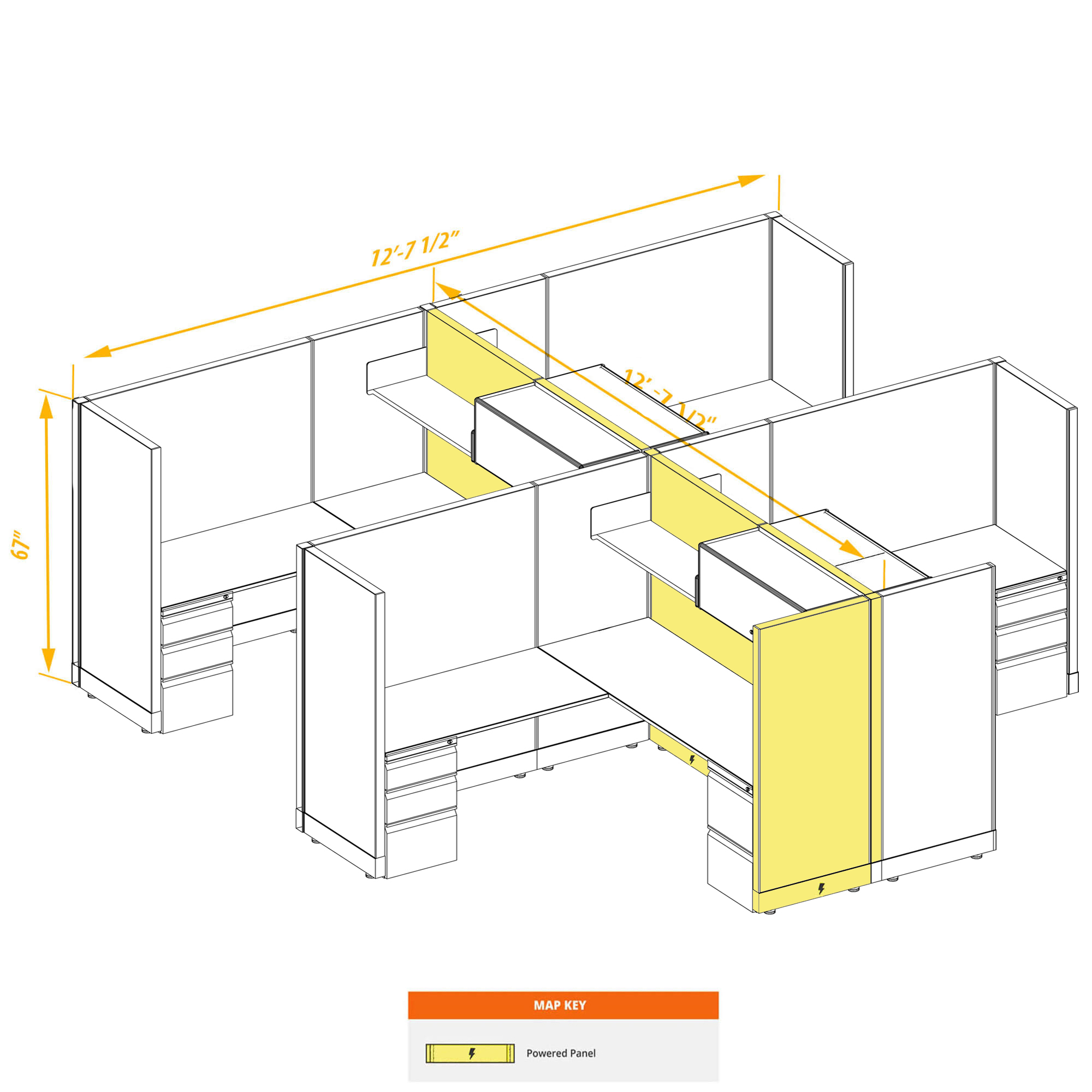 Modular furniture CUB 4 67 P 66 PSO 1 Modular furniture CUB 4 67 P 66 PSO 1