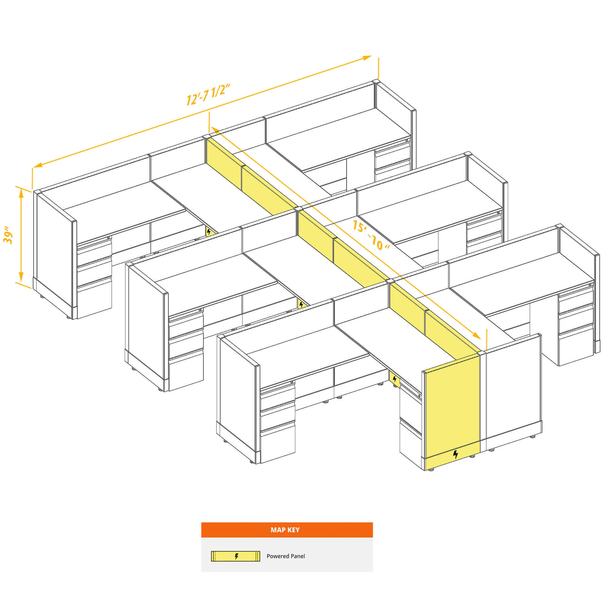 Modular furniture CUB 6 39 P 56 PSO Modular furniture CUB 6 39 P 56 PSO