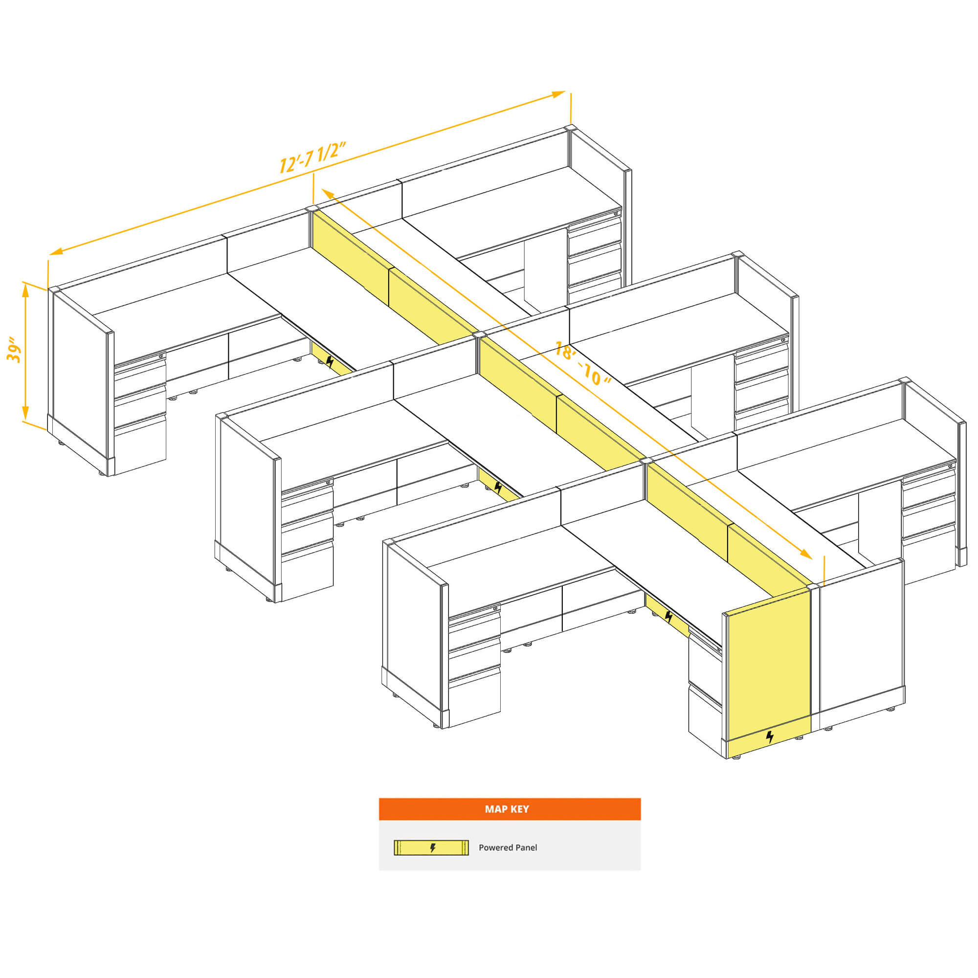 Modular furniture CUB 6 39 P 66 PSO Modular furniture CUB 6 39 P 66 PSO