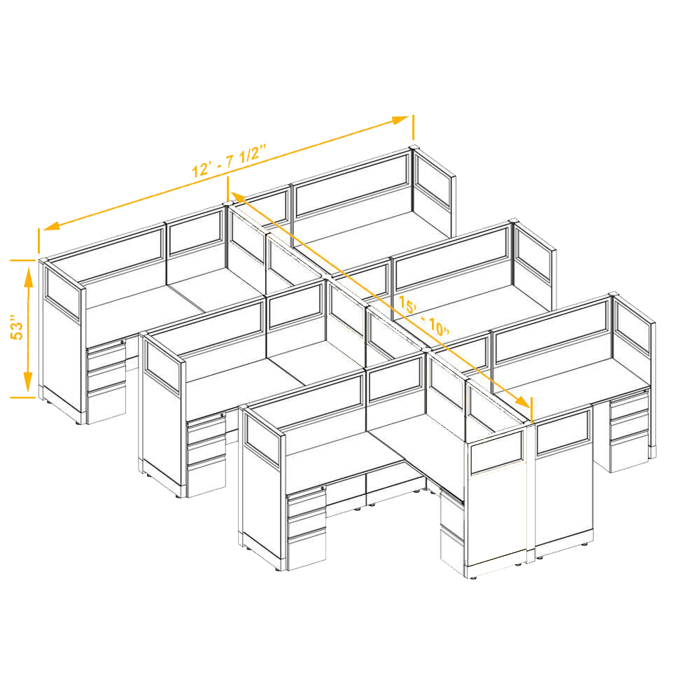 Modular furniture CUB 6 53 56 G PSO Modular furniture CUB 6 53 56 G PSO