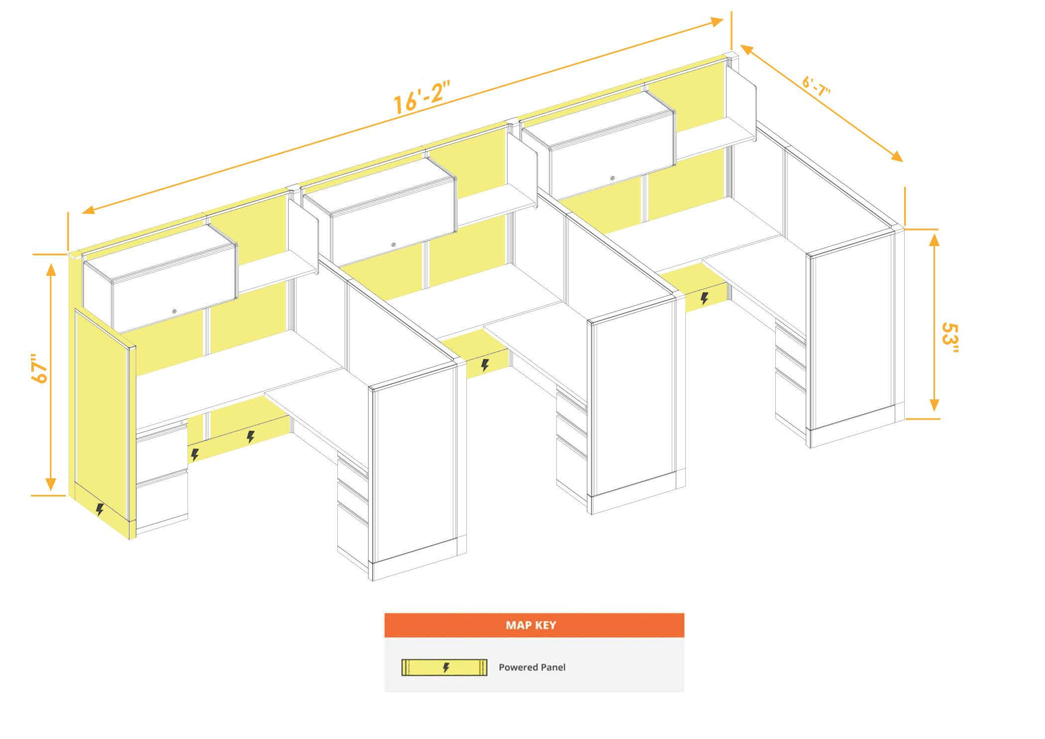 Modular furniture CUB 3 53 67 P 56 PSO2 Modular furniture CUB 3 53 67 P 56 PSO2