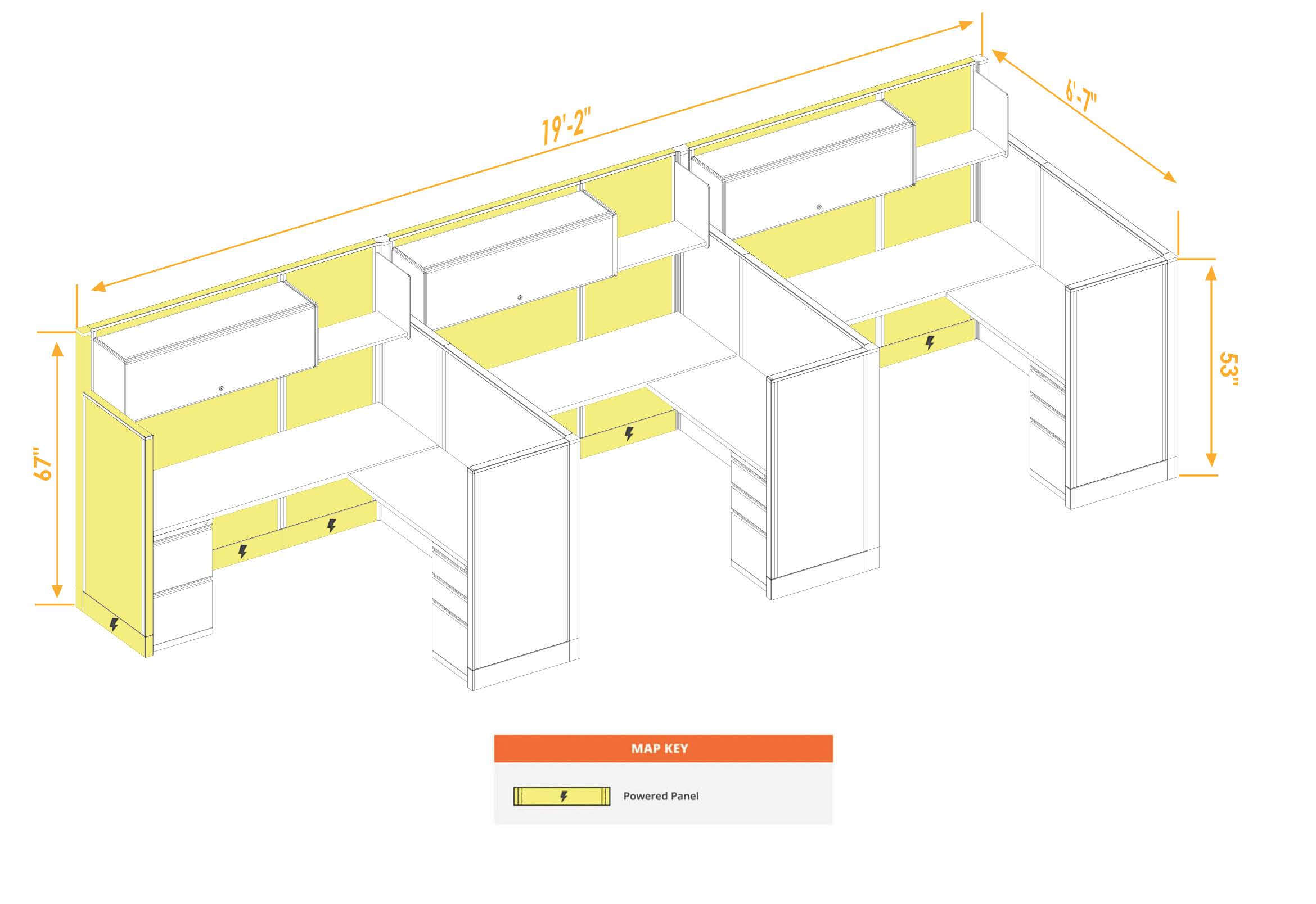 Modular furniture CUB 3 53 67 P 66 PSO2 Modular furniture CUB 3 53 67 P 66 PSO2