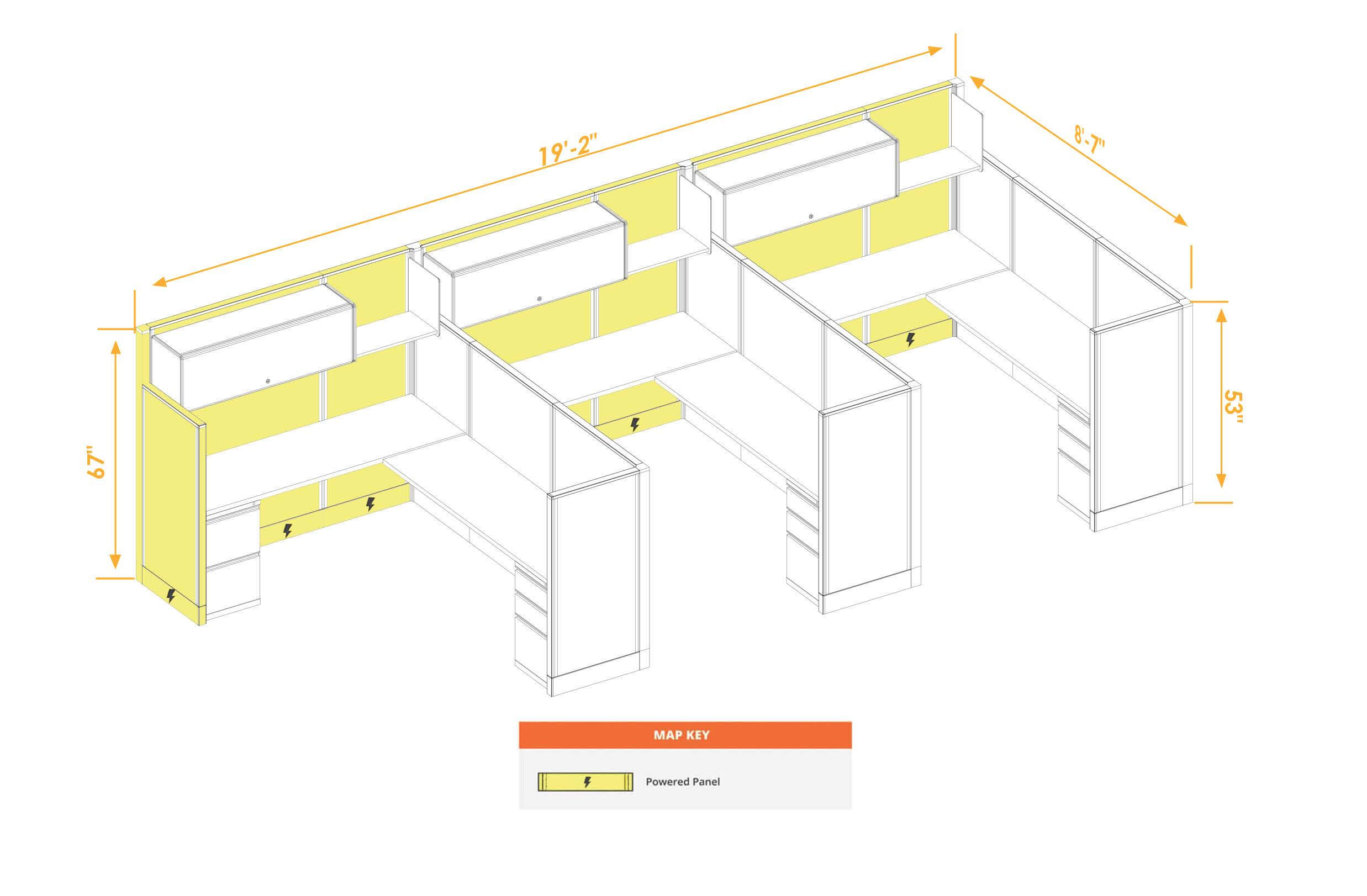 Modular furniture CUB 3 53 67 P 68 PSO2 Modular furniture CUB 3 53 67 P 68 PSO2