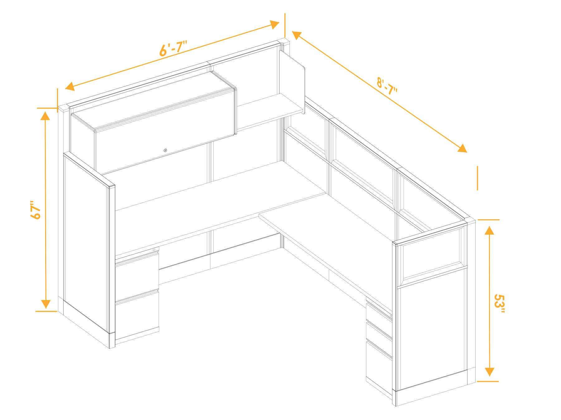 Modular furniture mixed height non power CUB 1 53 67 NP 68 PGL ESP WH PSO2 Modular furniture mixed height non power CUB 1 53 67 NP 68 PGL ESP WH PSO2