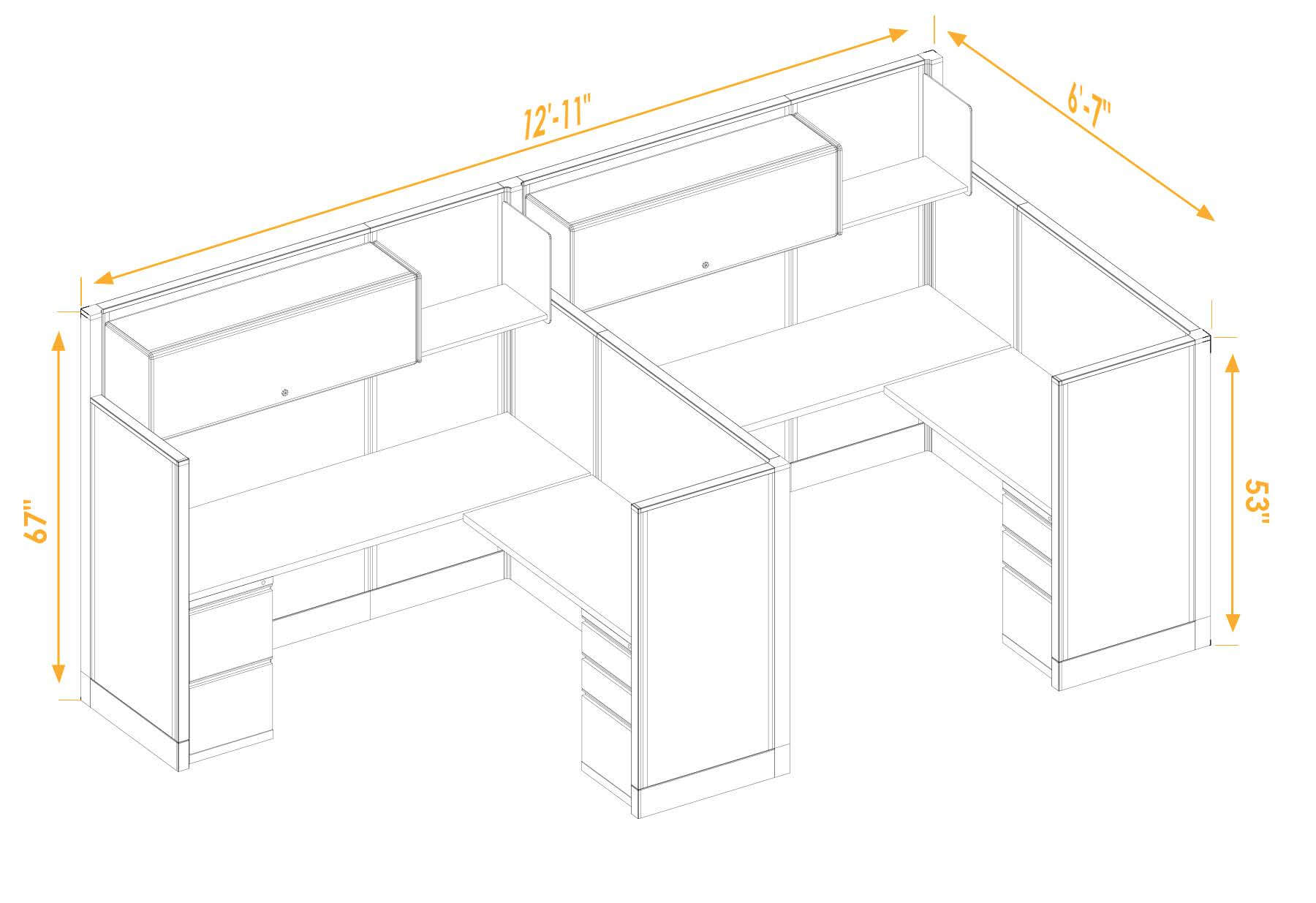 Office workstations CUB 2 53 67 66 PSO2 Office workstations CUB 2 53 67 66 PSO2