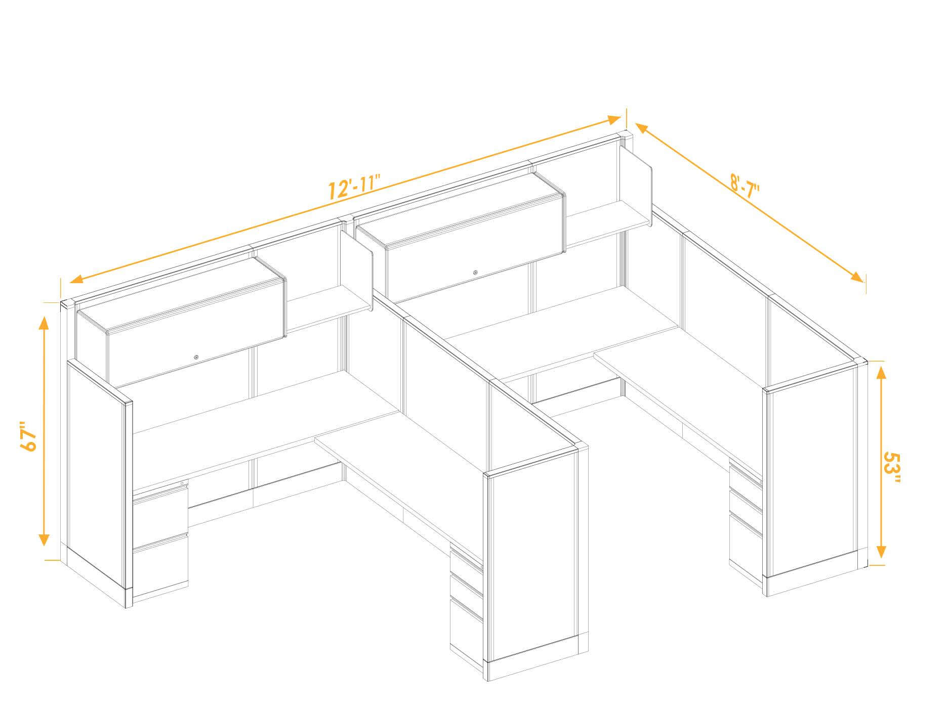 Office workstations CUB 2 53 67 68 PSO2 Office workstations CUB 2 53 67 68 PSO2