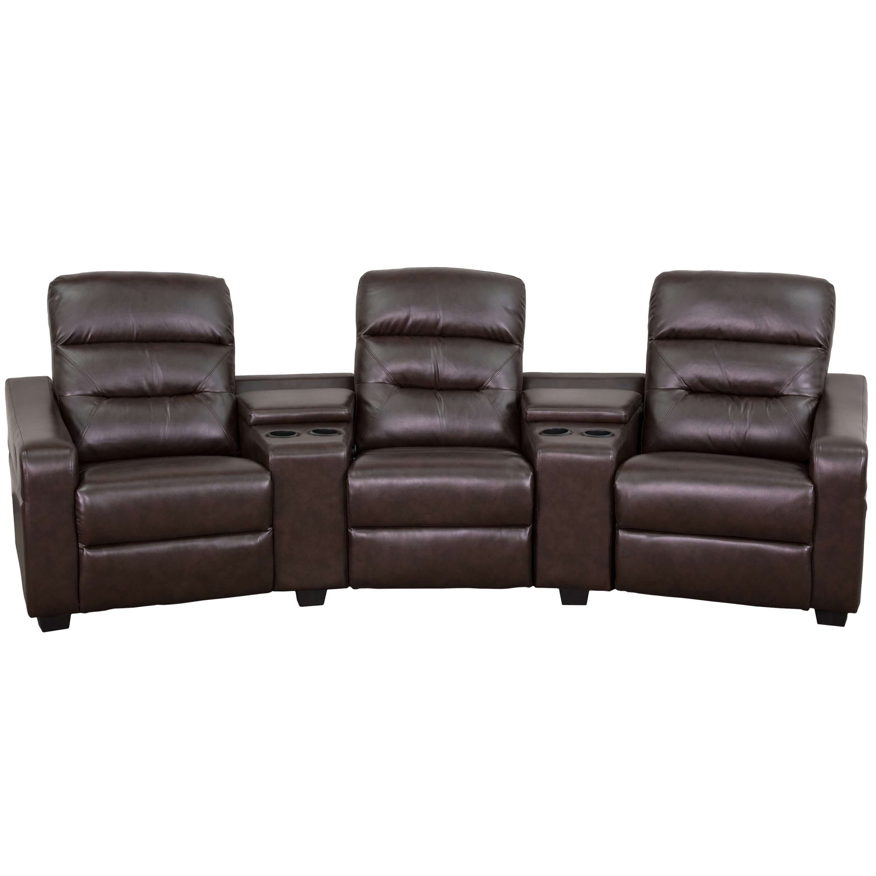Movie theatre seats front view Movie theatre seats front view