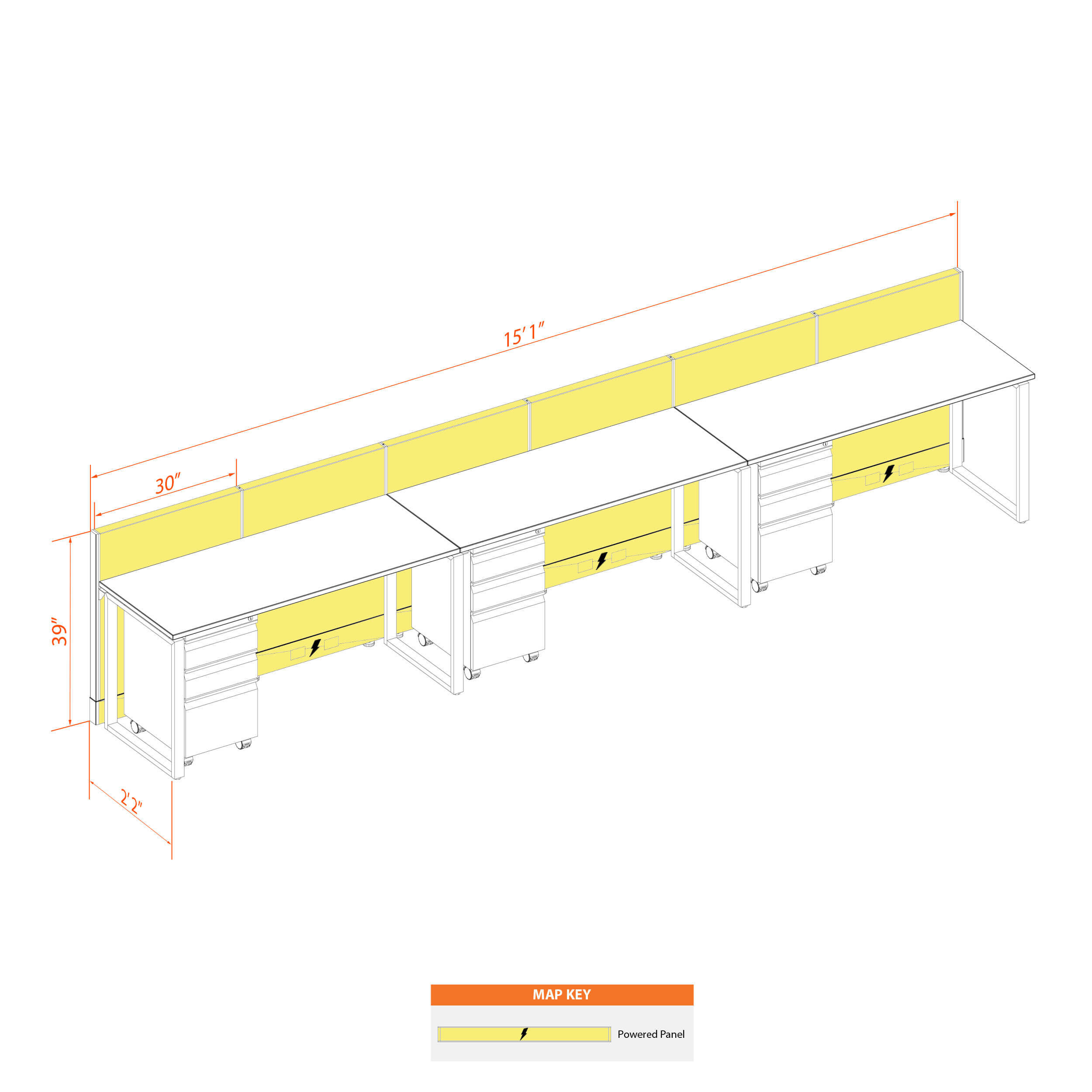 Office benching systems 52 3 39p Office benching systems 52 3 39p