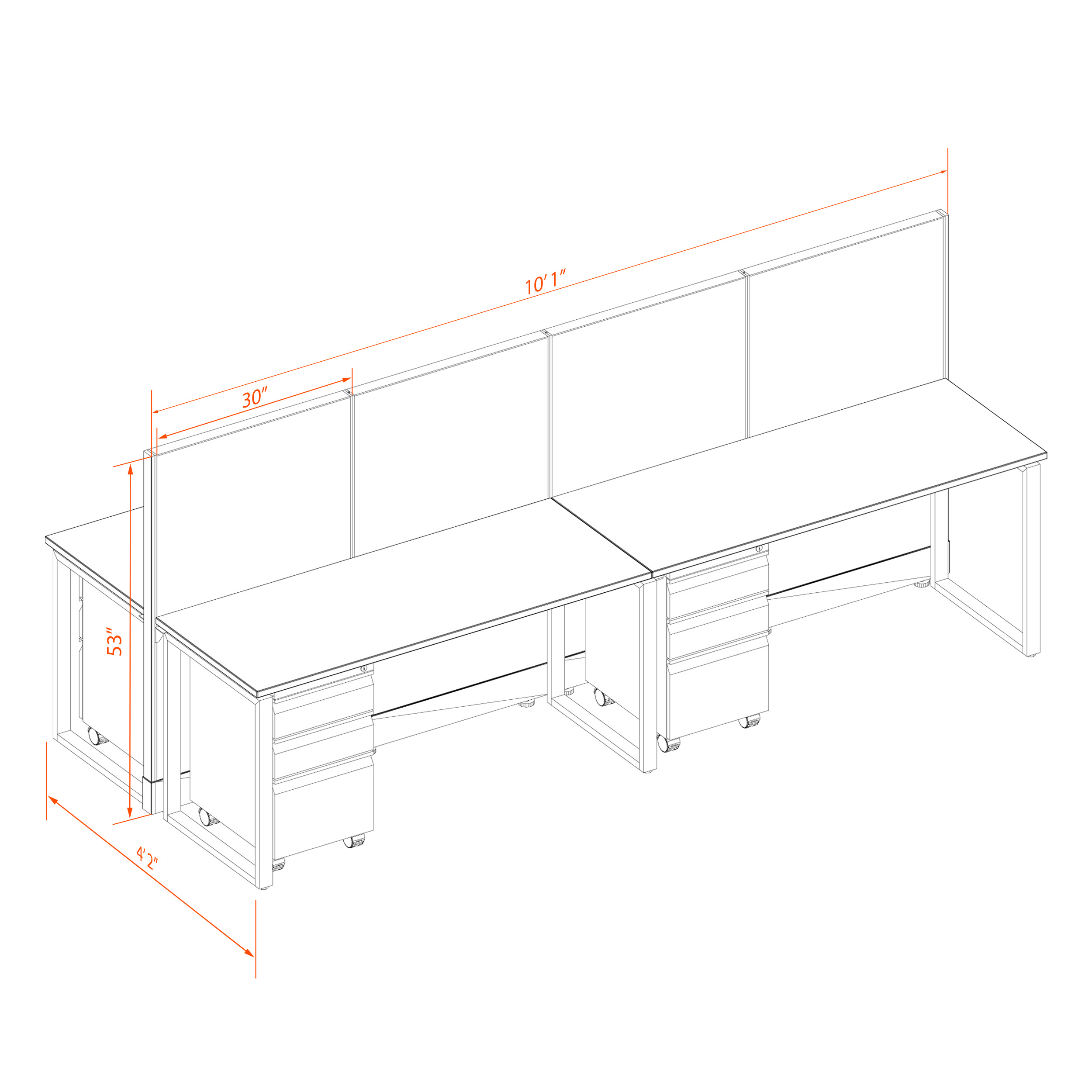Office benching systems 52 4 53p Office benching systems 52 4 53p