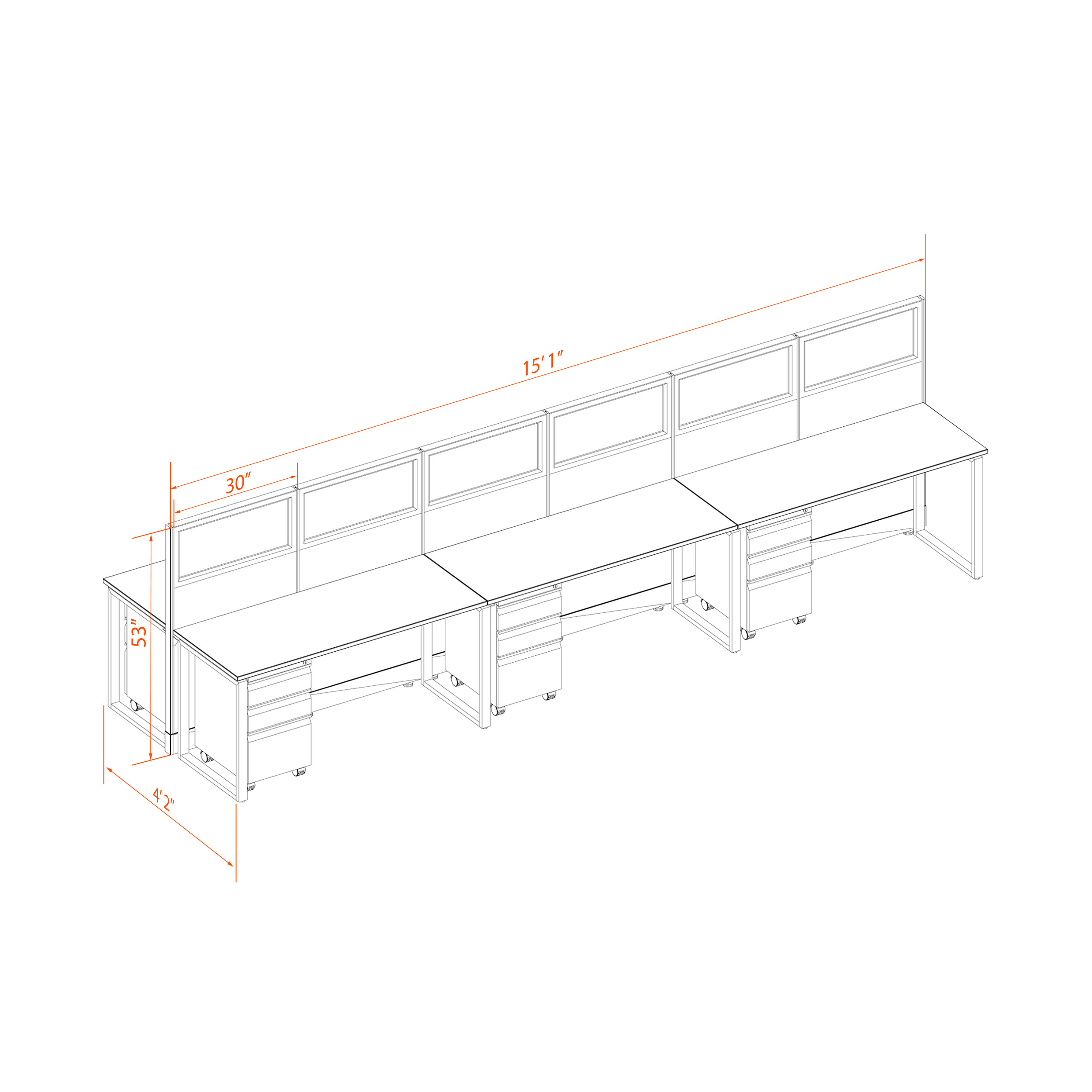Office benching systems 52 53g np Office benching systems 52 53g np