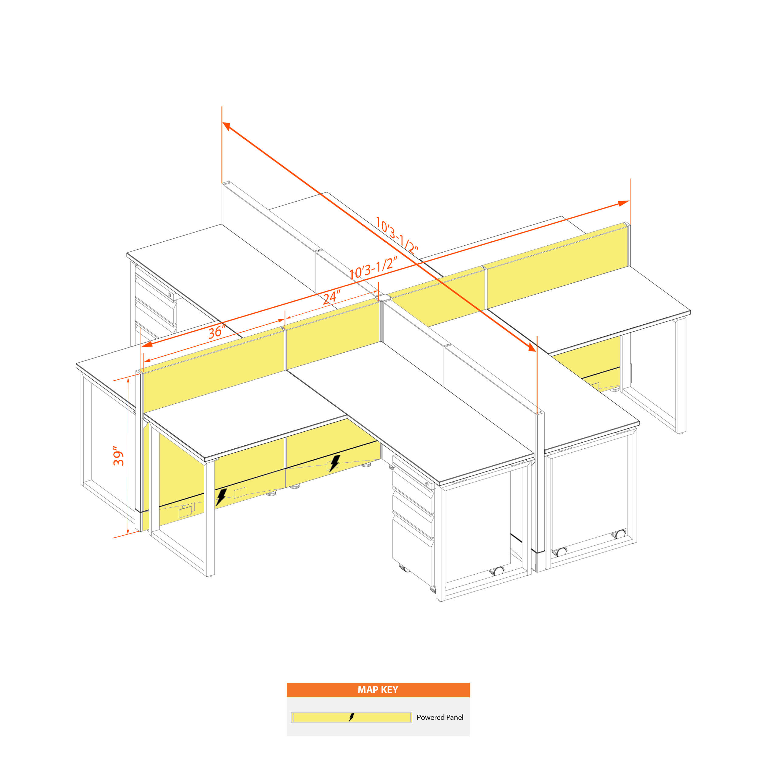 Office benching systems 55 39p x Office benching systems 55 39p x