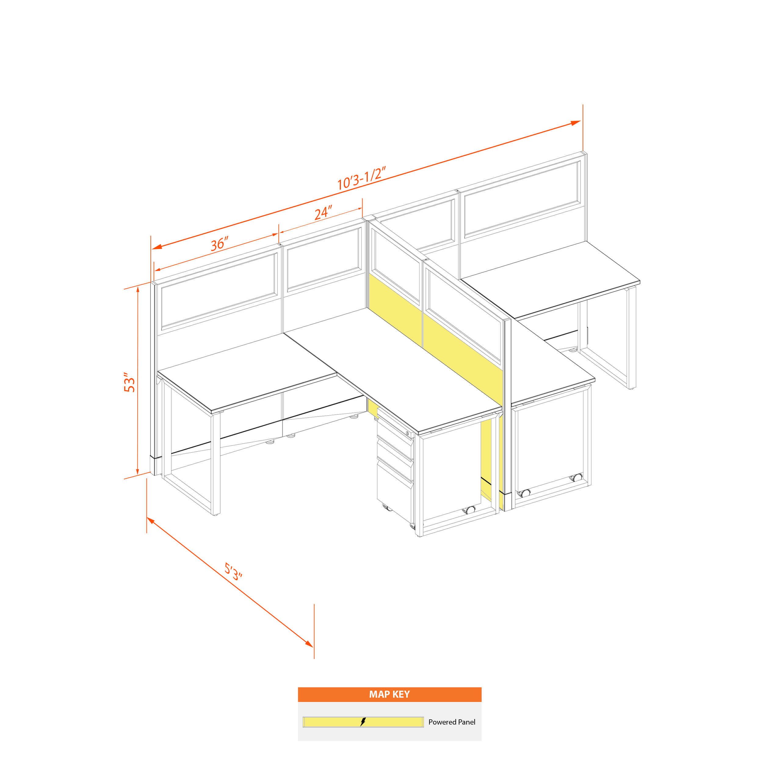 Office benching systems 55 53g tp Office benching systems 55 53g tp