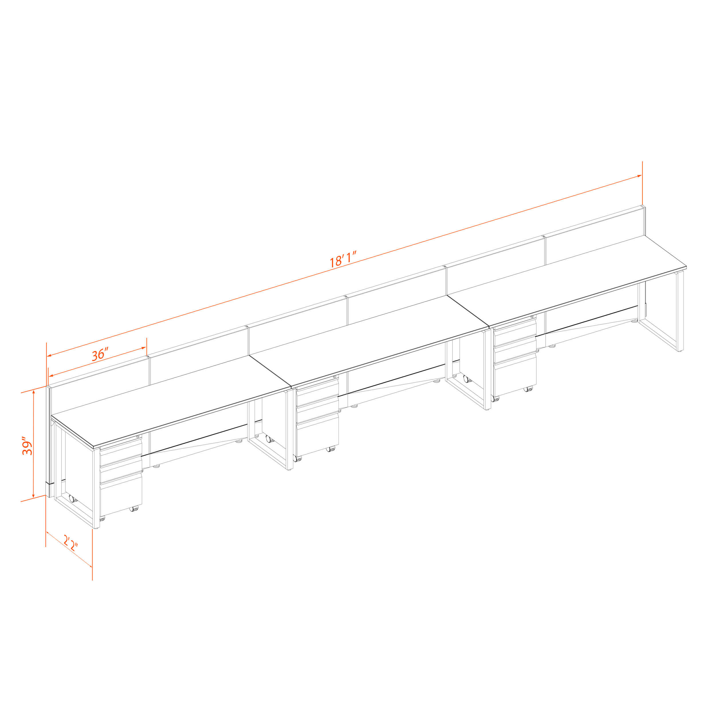 Office benching systems 62 3 39 Office benching systems 62 3 39