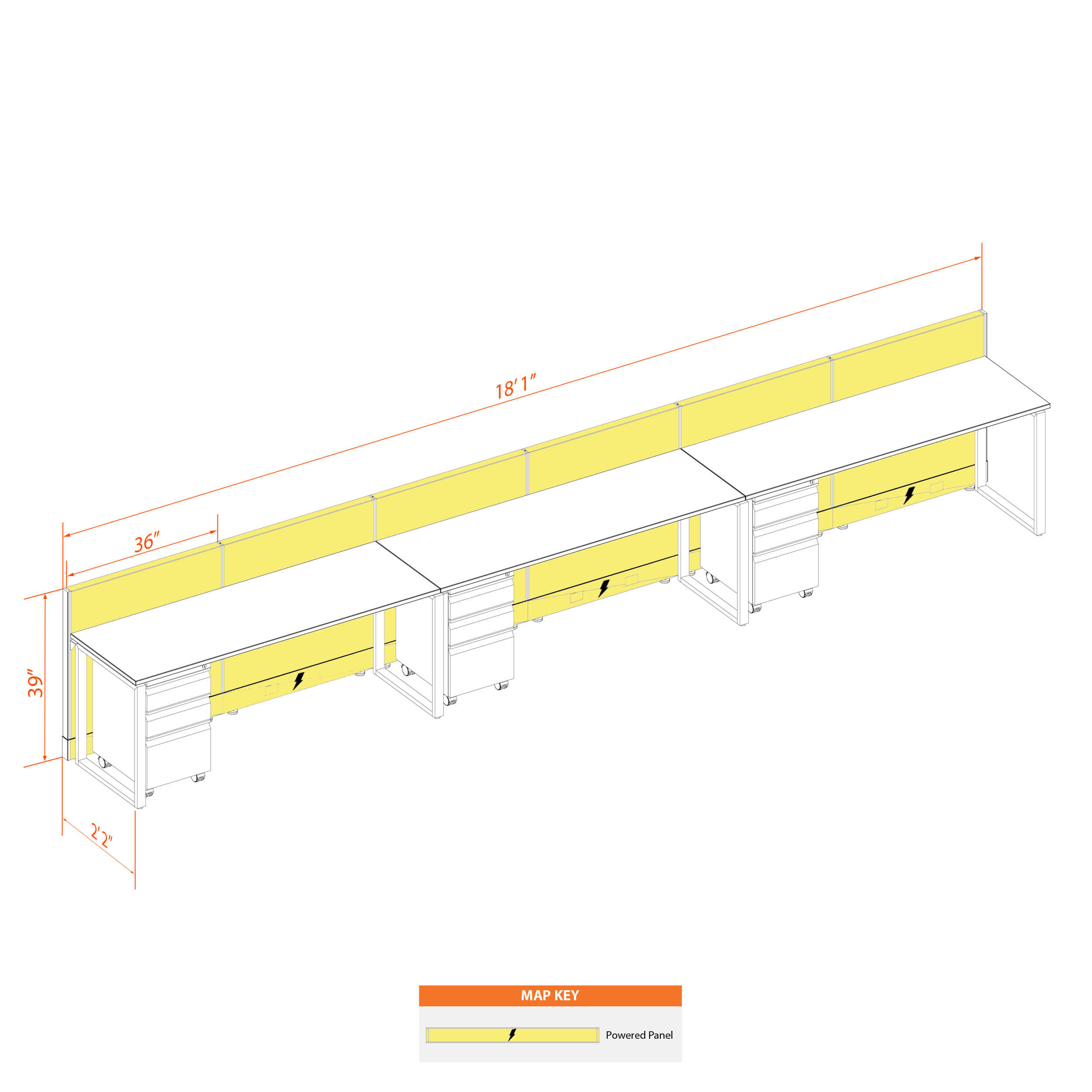 Office benching systems 62 3 39p Office benching systems 62 3 39p