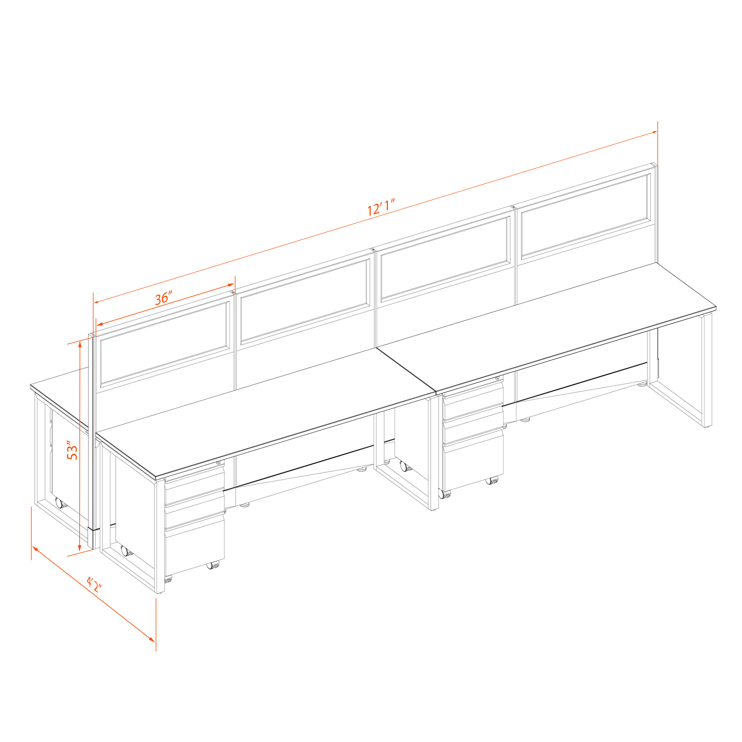 Office benching systems 62 4 53g Office benching systems 62 4 53g
