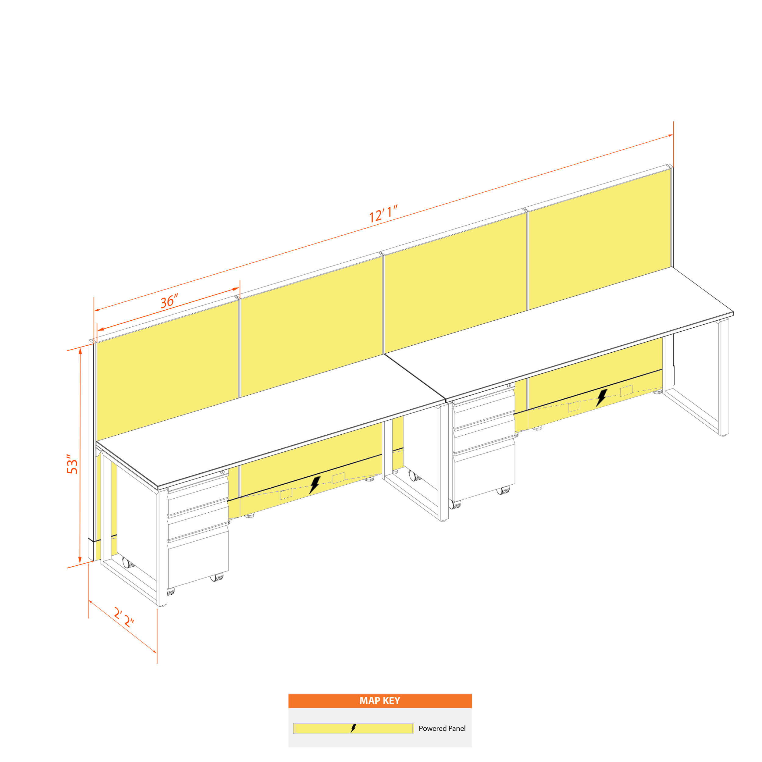 Office benching systems 62 Office benching systems 62