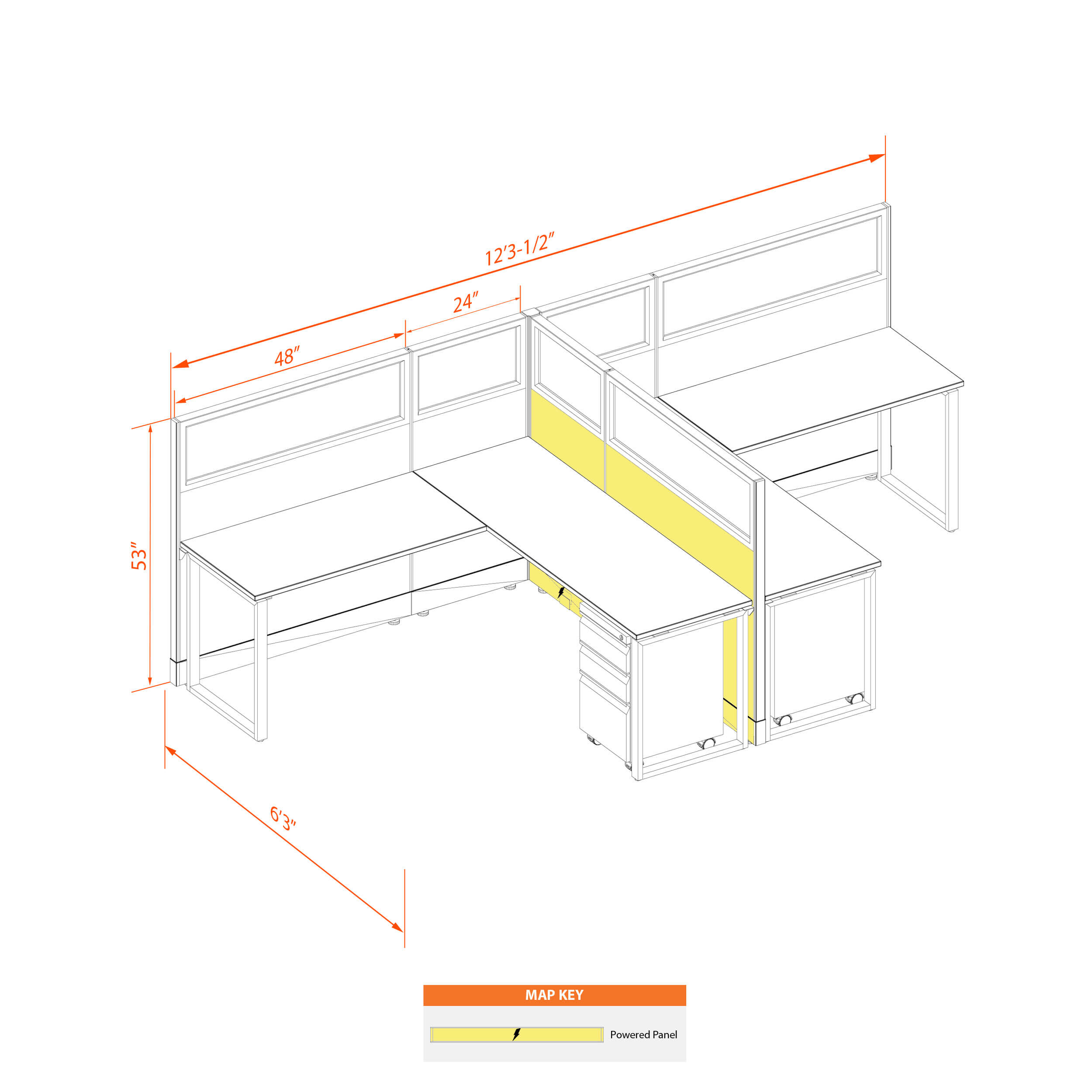 Office benching systems 66 53g tp Office benching systems 66 53g tp