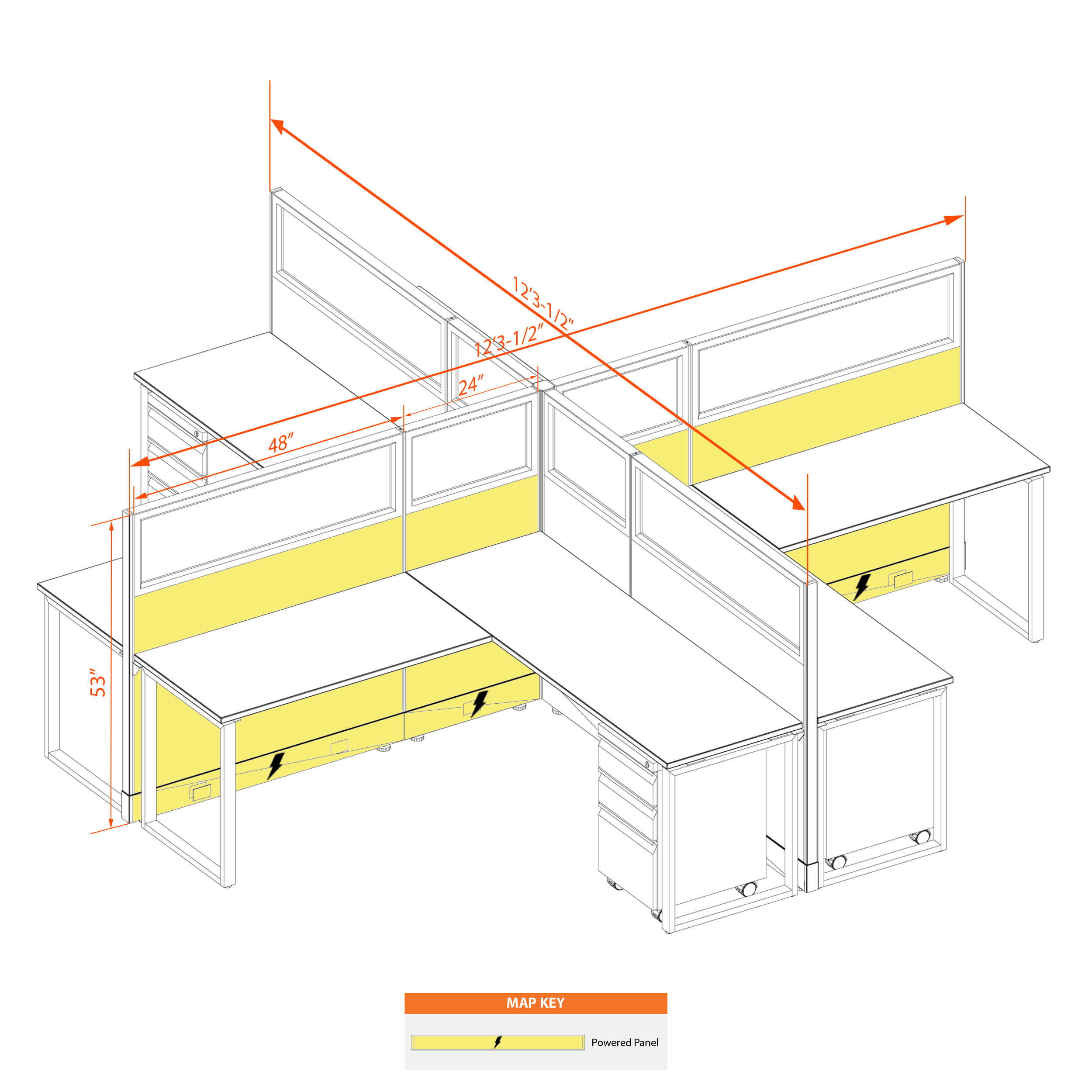 Office benching systems 66 53gp x Office benching systems 66 53gp x