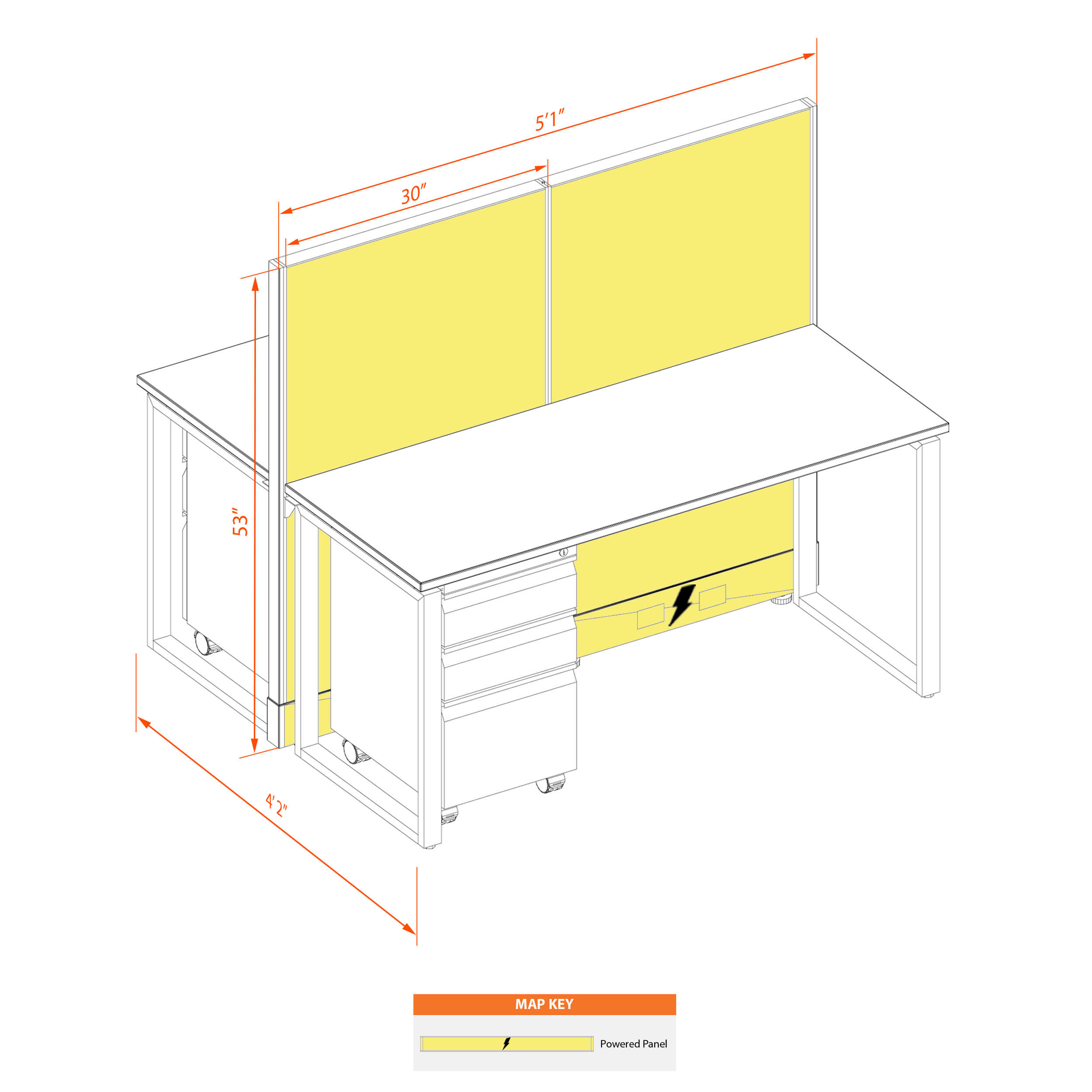 Office benching system 52 532cpg Office benching system 52 532cpg