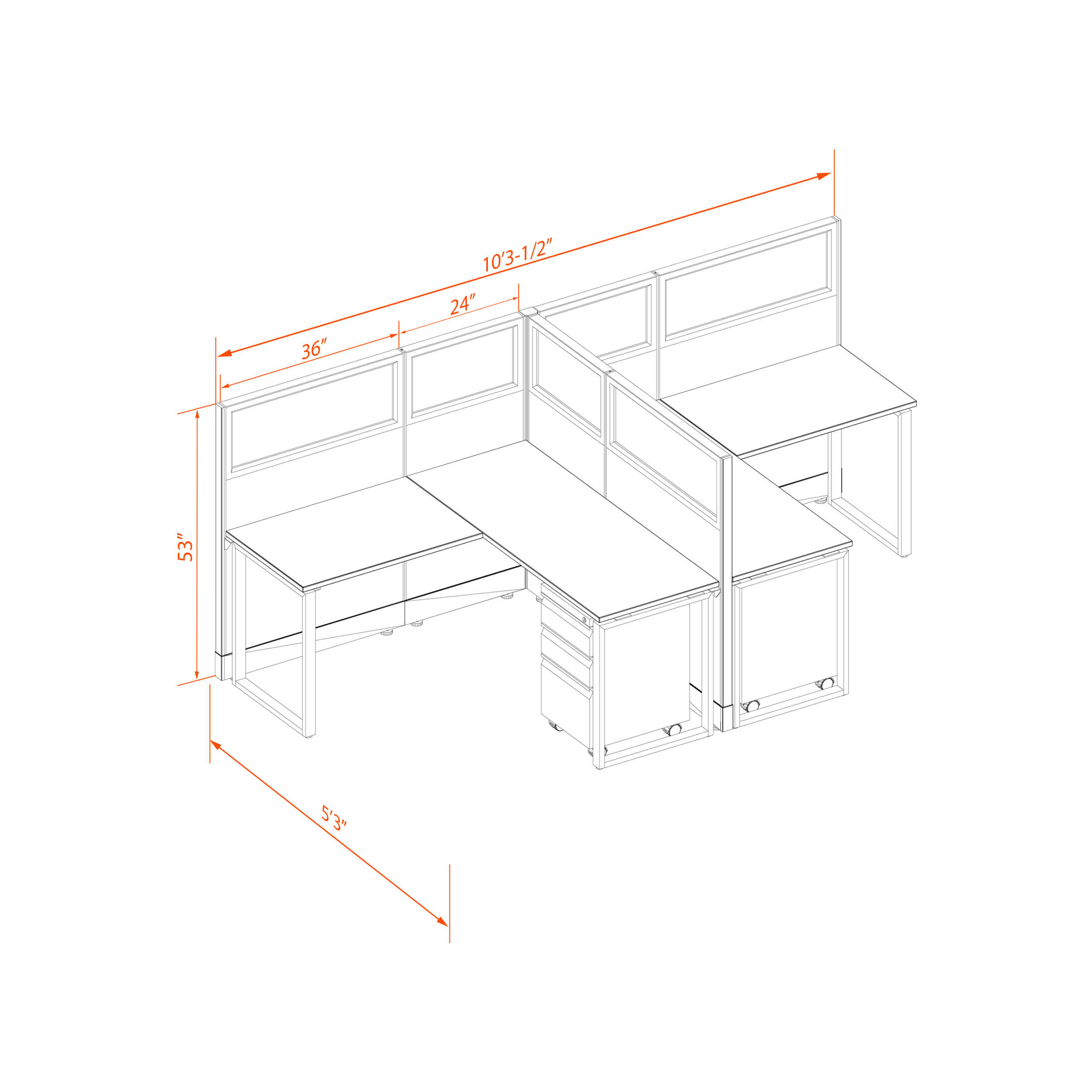 Office benching system 55 53g t Office benching system 55 53g t