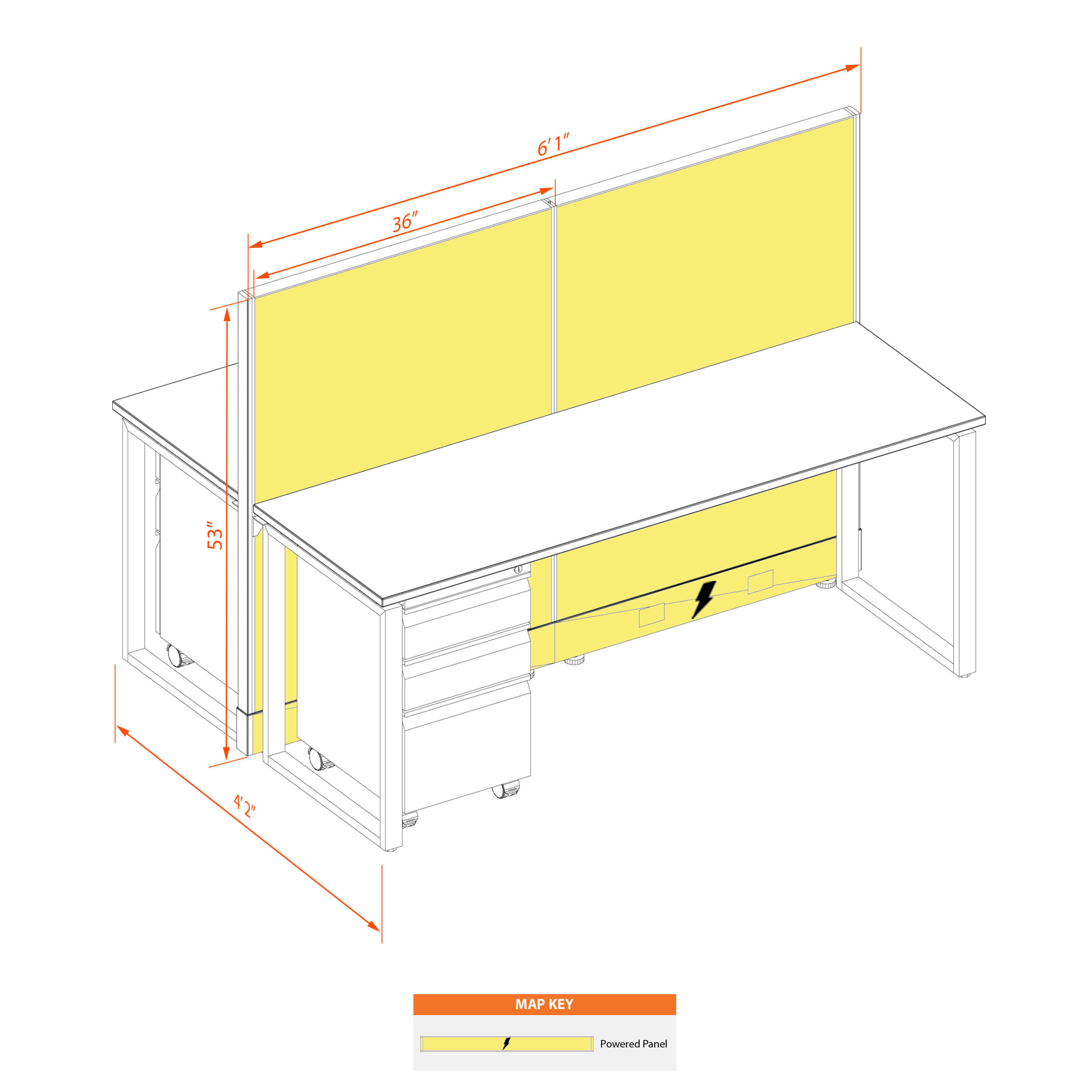Office benching system 62 532cpg Office benching system 62 532cpg