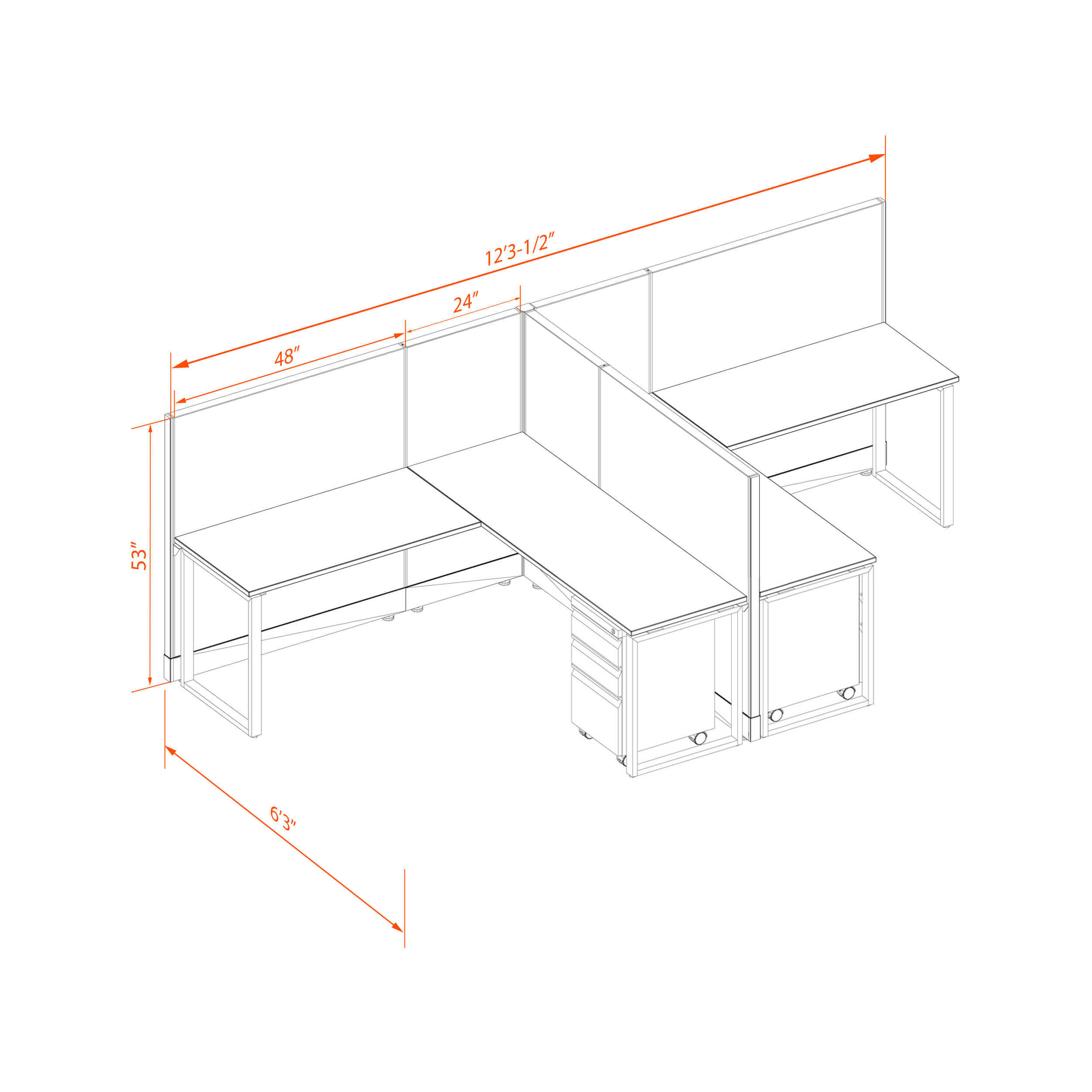 Office benching system 66 53 t Office benching system 66 53 t