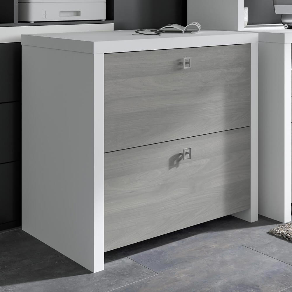 Clarity lateral file cabinet white lifestyle 1 Clarity lateral file cabinet white lifestyle 1