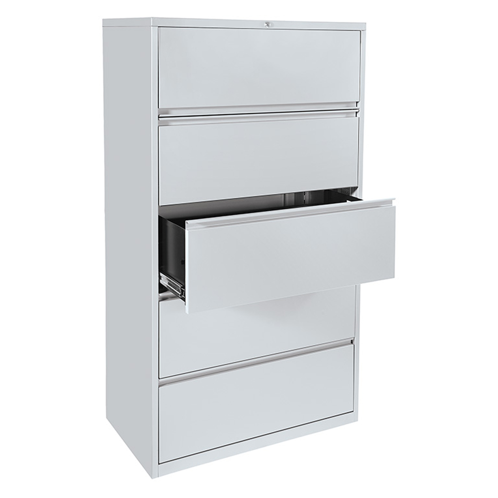Modern file cabinet open view Modern file cabinet open view