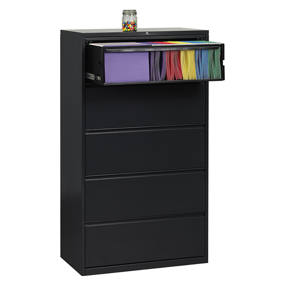Modern file cabinet recessed door Modern file cabinet recessed door