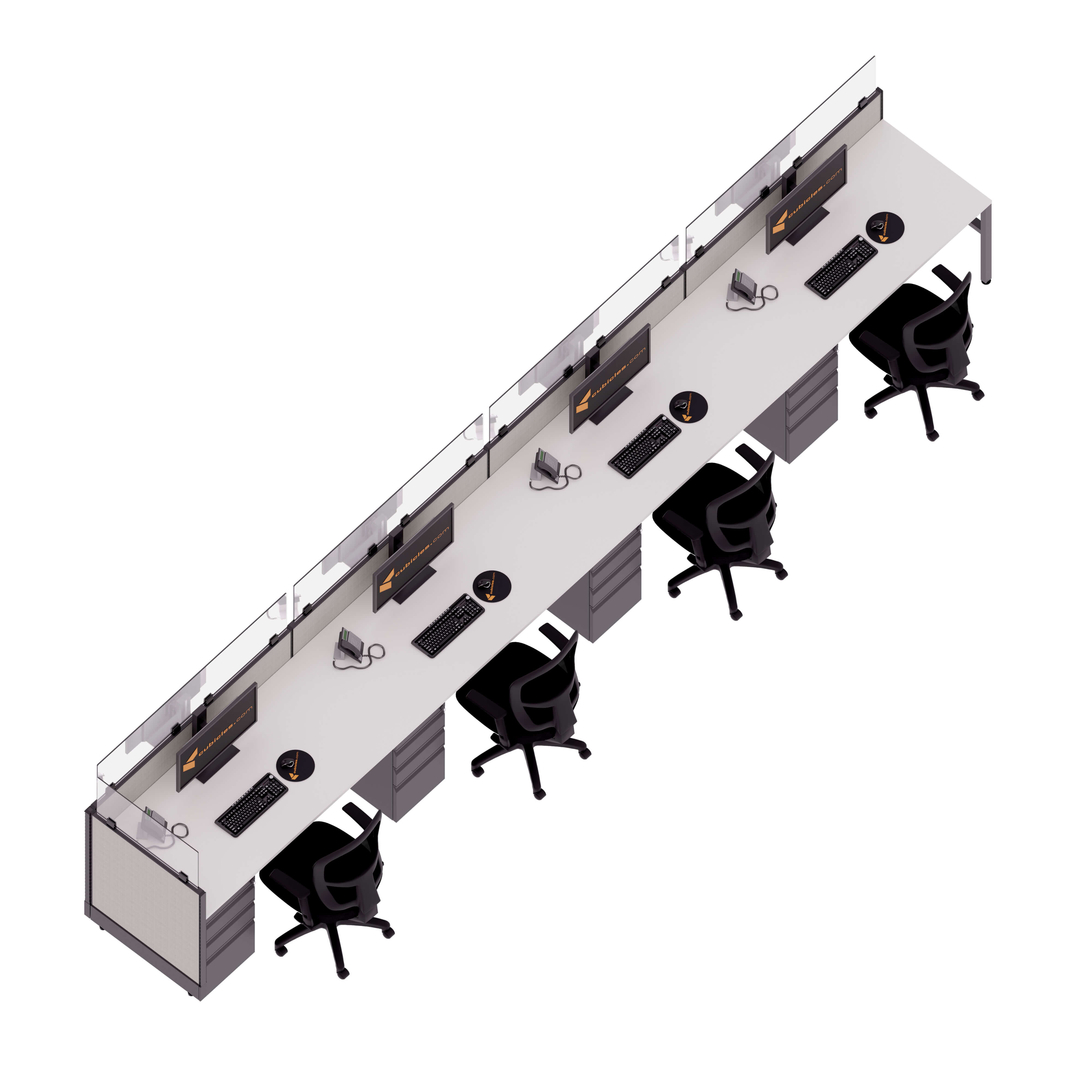 Office furniture solutions 4 pack cubicles Office furniture solutions 4 pack cubicles
