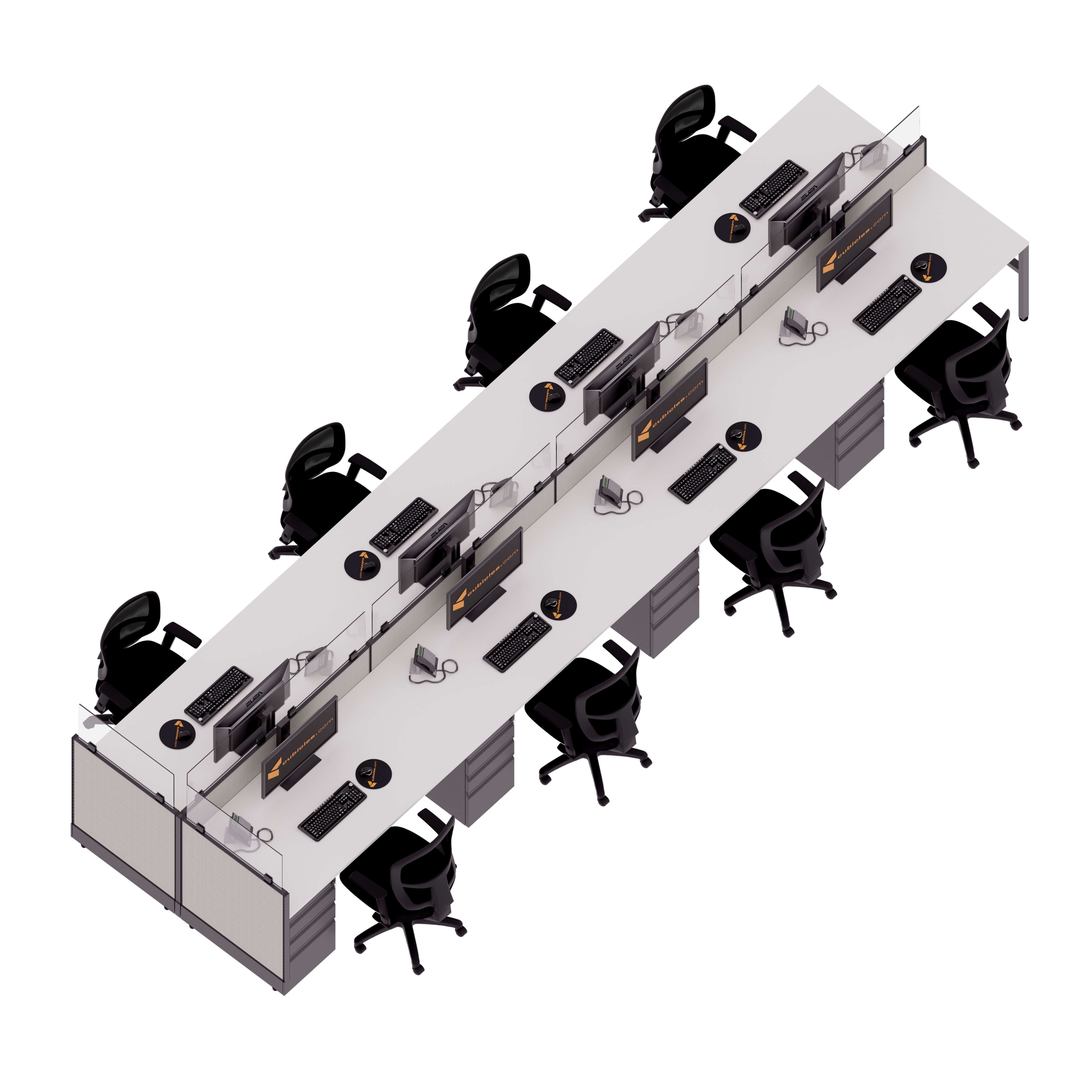 Office furniture solutions 8 pack cubicles Office furniture solutions 8 pack cubicles