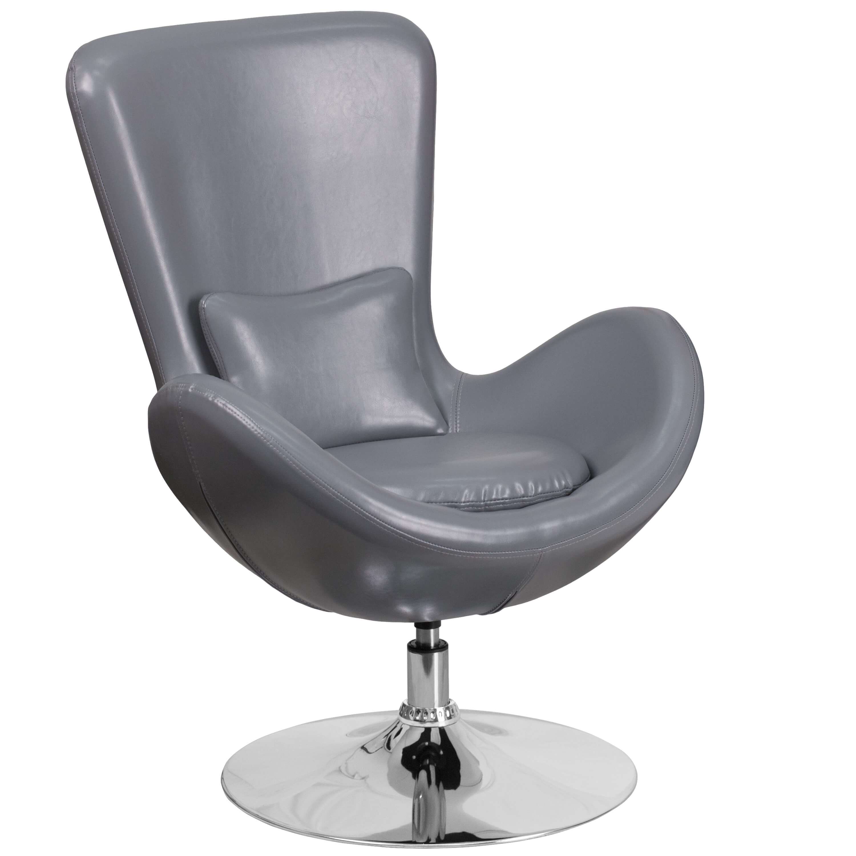 Office lounge chairs CUB CH 162430 GY LEA GG FLA Office lounge chairs CUB CH 162430 GY LEA GG FLA
