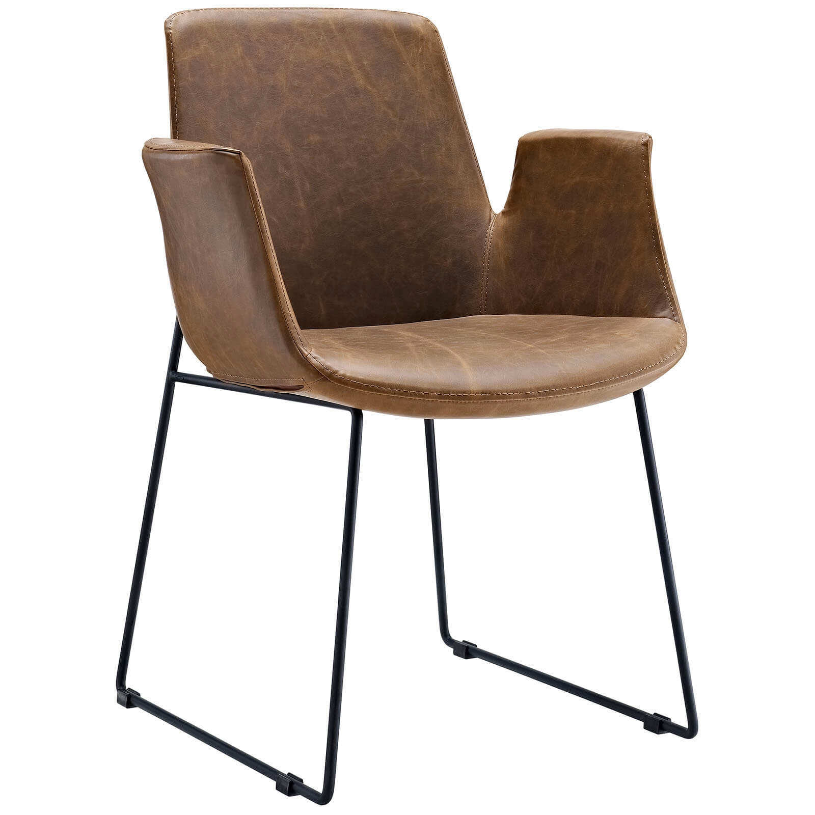 Office lounge chairs CUB EEI 1806 BRN DOM Office lounge chairs CUB EEI 1806 BRN DOM