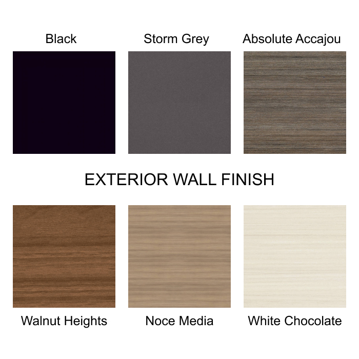Noise cancelling office exterior laminate Noise cancelling office exterior laminate
