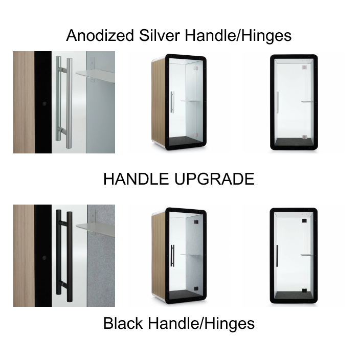 Prefab office pod handle upgrade glass back Prefab office pod handle upgrade glass back