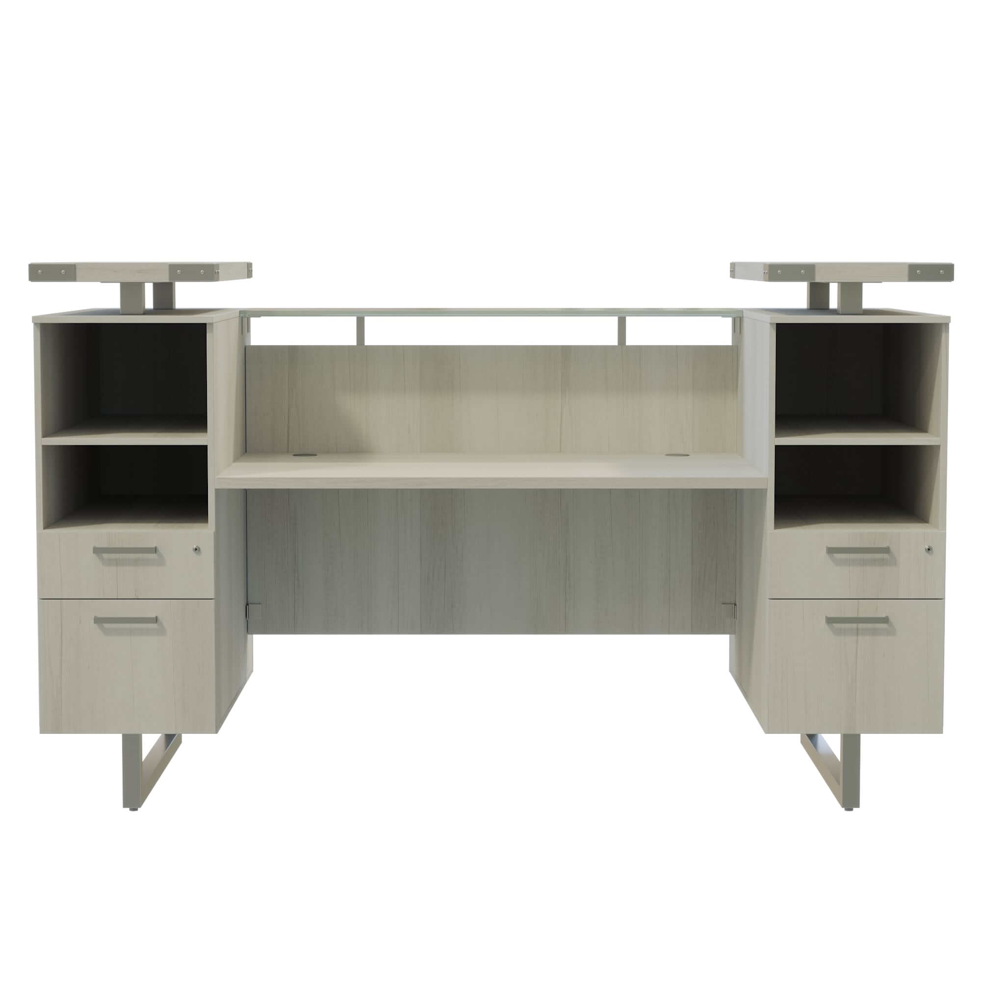 HO4 single person reception desk CUB MRRD78WAH FAS front 1 HO4 single person reception desk CUB MRRD78WAH FAS front 1