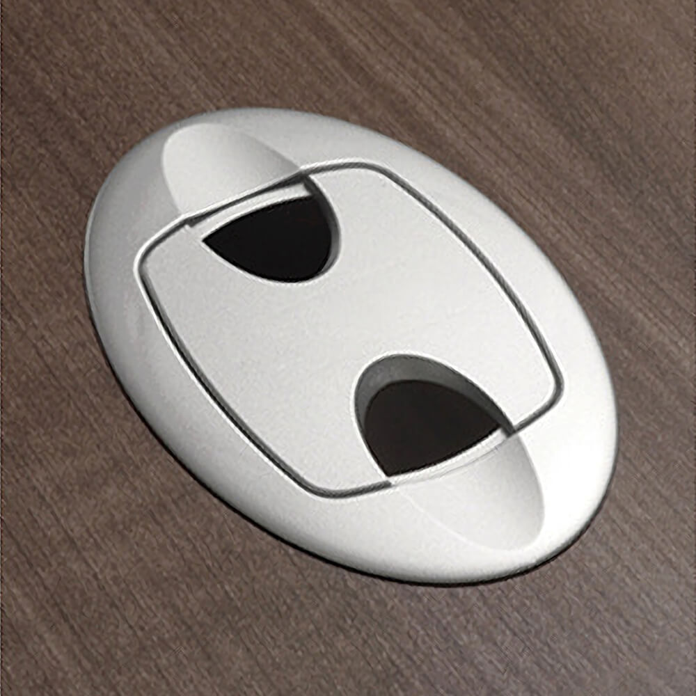 Solide reception desk l shape grommet Solide reception desk l shape grommet