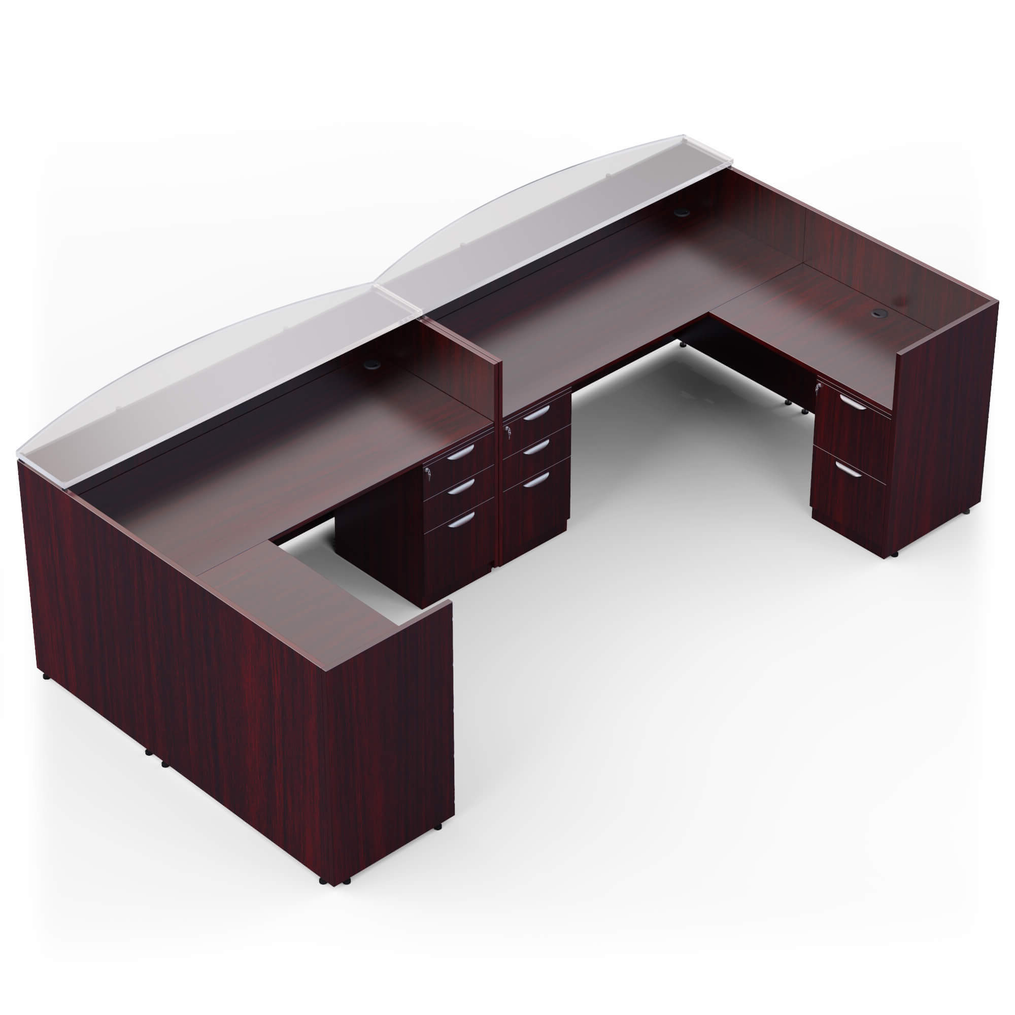 Two person reception desks CUB 2P SL 13 AML GTO Two person reception desks CUB 2P SL 13 AML GTO
