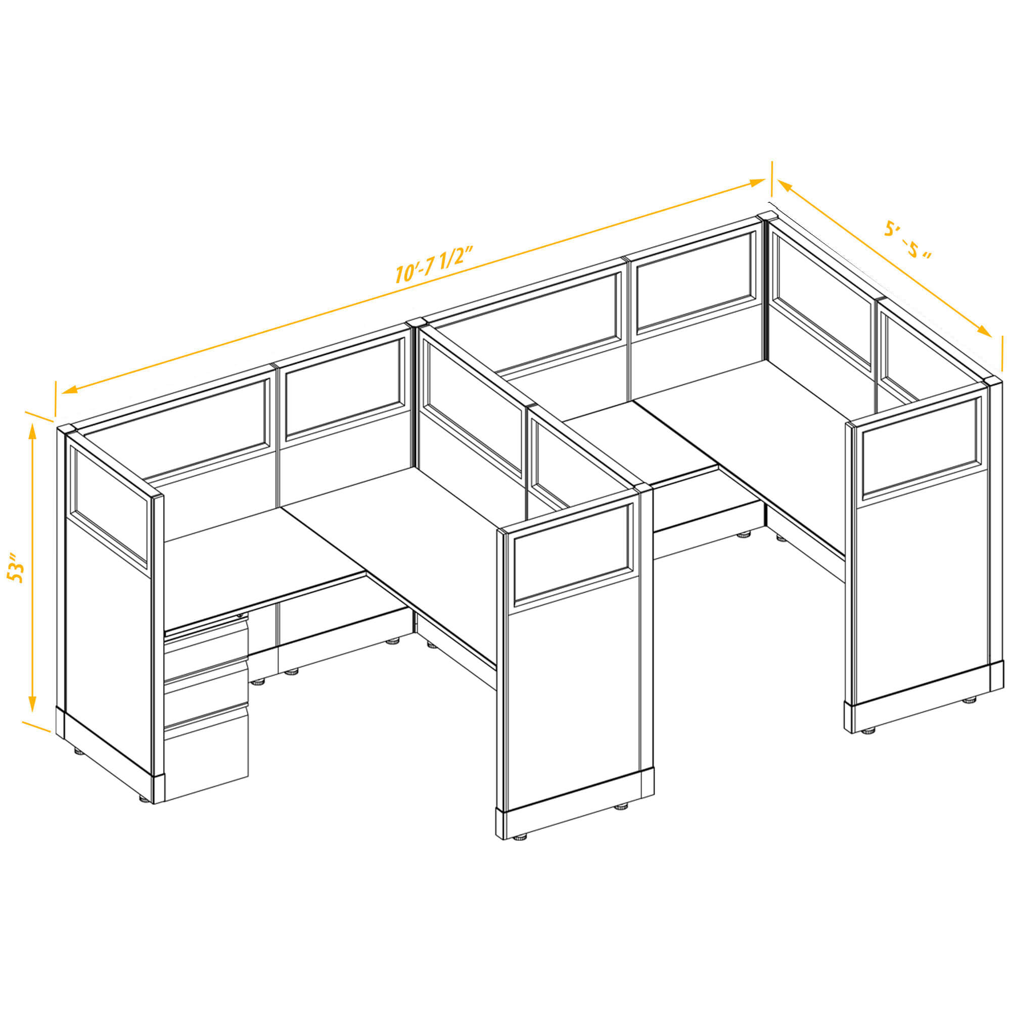Office workstations CUB 2 53 55 G A PSO Office workstations CUB 2 53 55 G A PSO