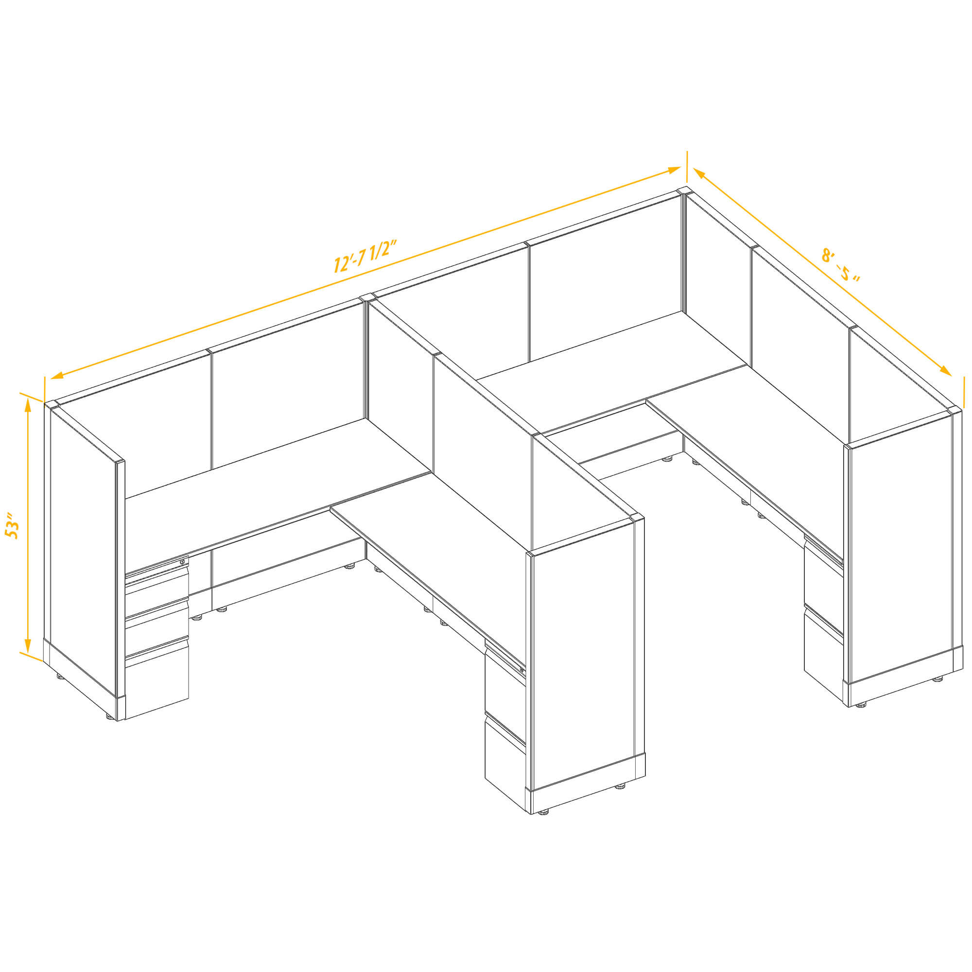 Office workstations CUB 2 53 68 PSO Office workstations CUB 2 53 68 PSO