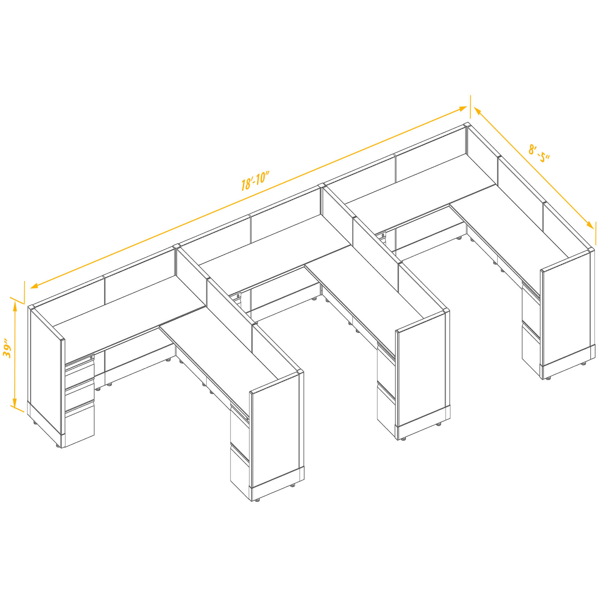 Office workstations CUB 3 39 68 PSO Office workstations CUB 3 39 68 PSO
