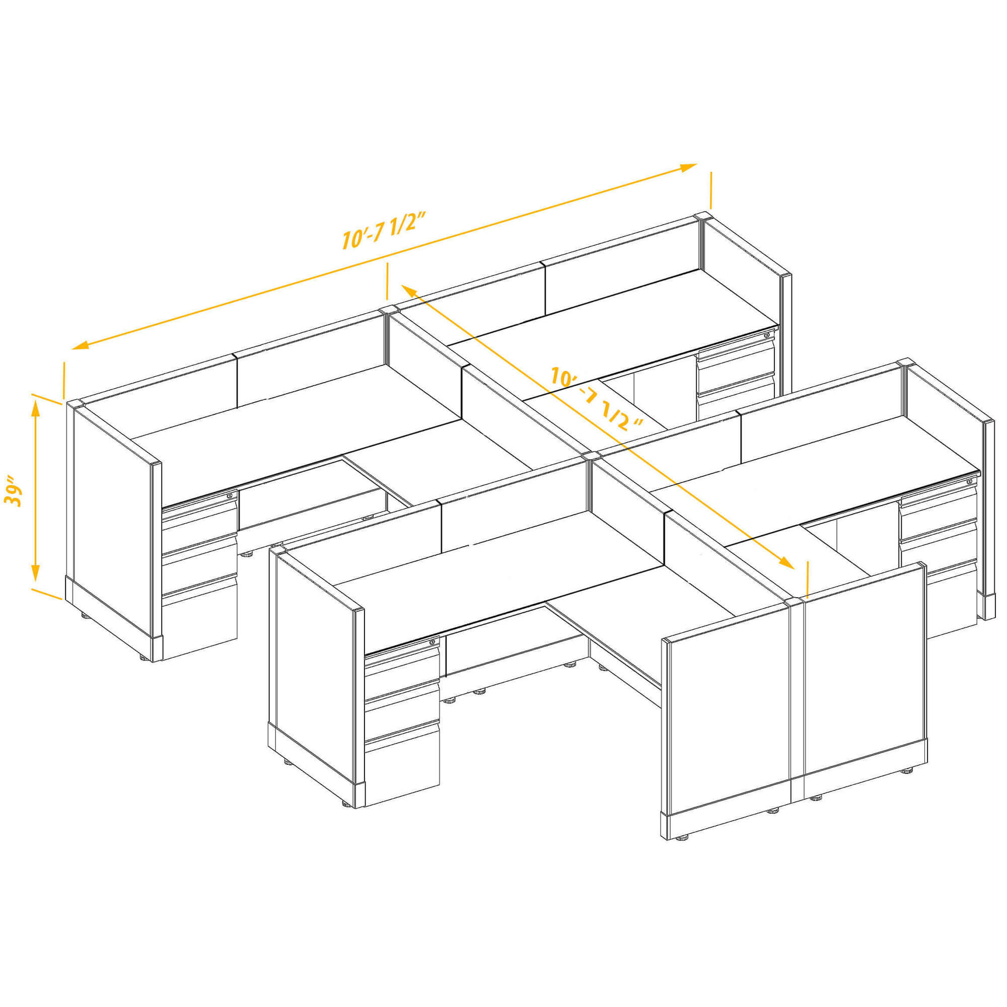 Office workstations CUB 4 39 55 PSO Office workstations CUB 4 39 55 PSO