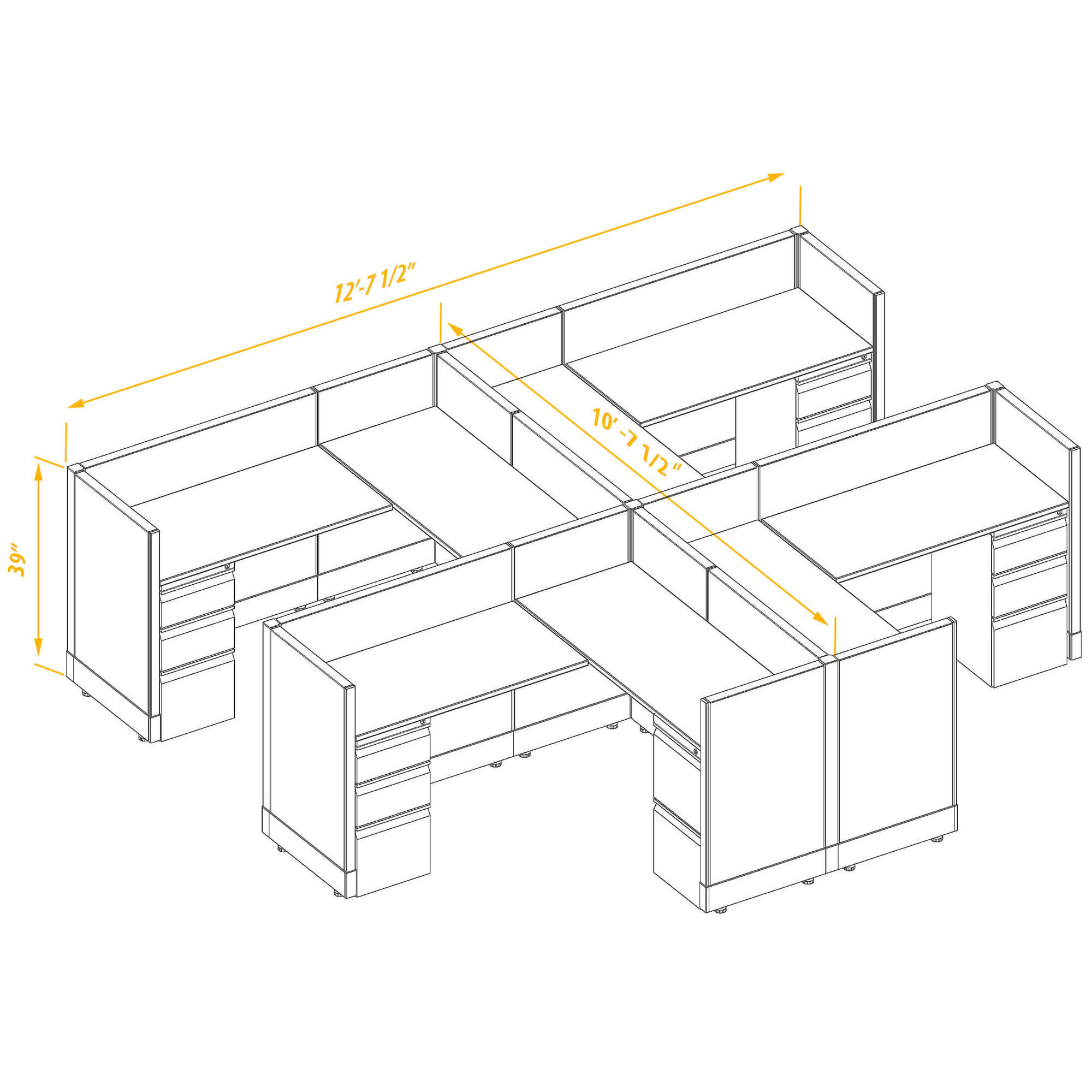 Office workstations CUB 4 39 56 PSO Office workstations CUB 4 39 56 PSO
