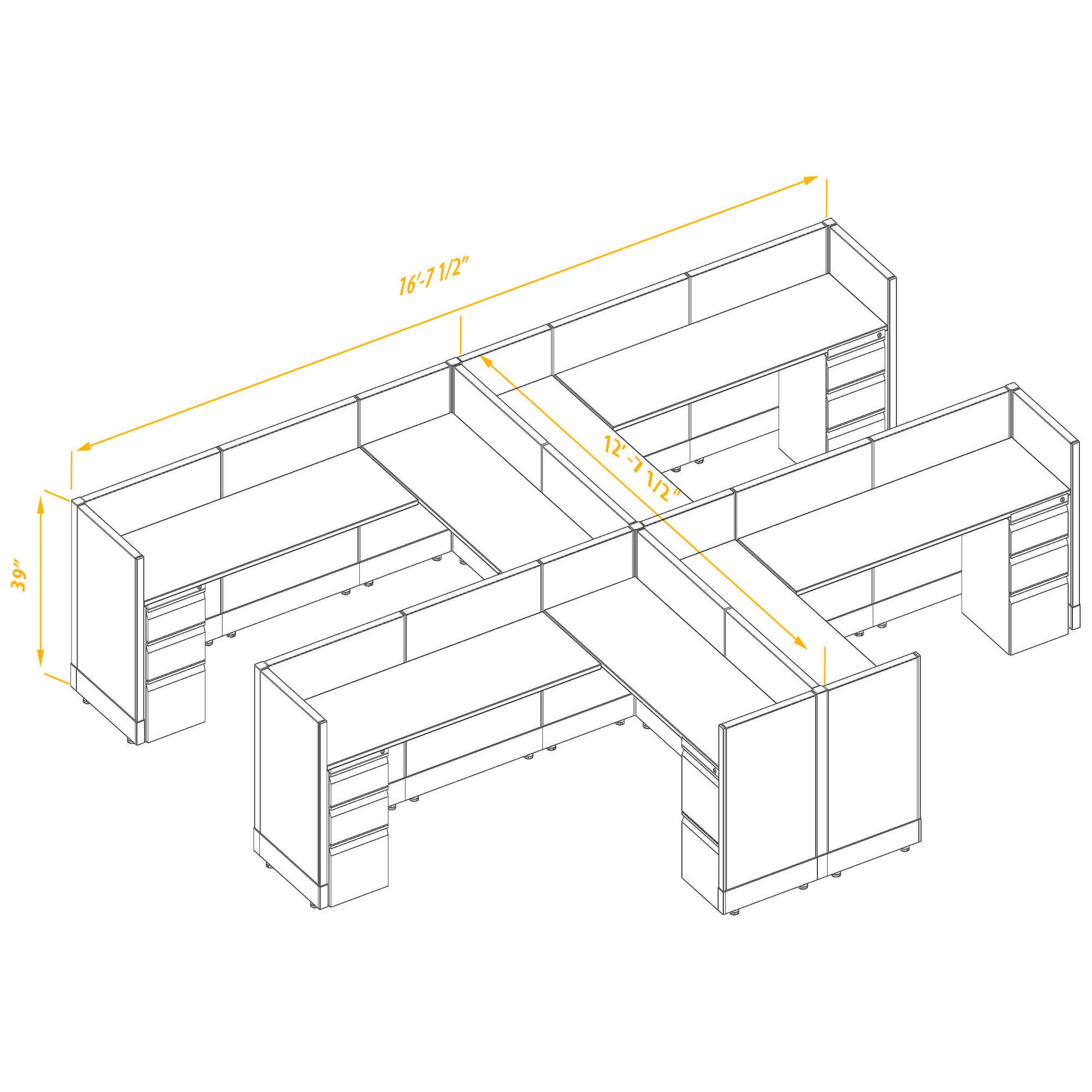 Office workstations CUB 4 39 68 PSO Office workstations CUB 4 39 68 PSO