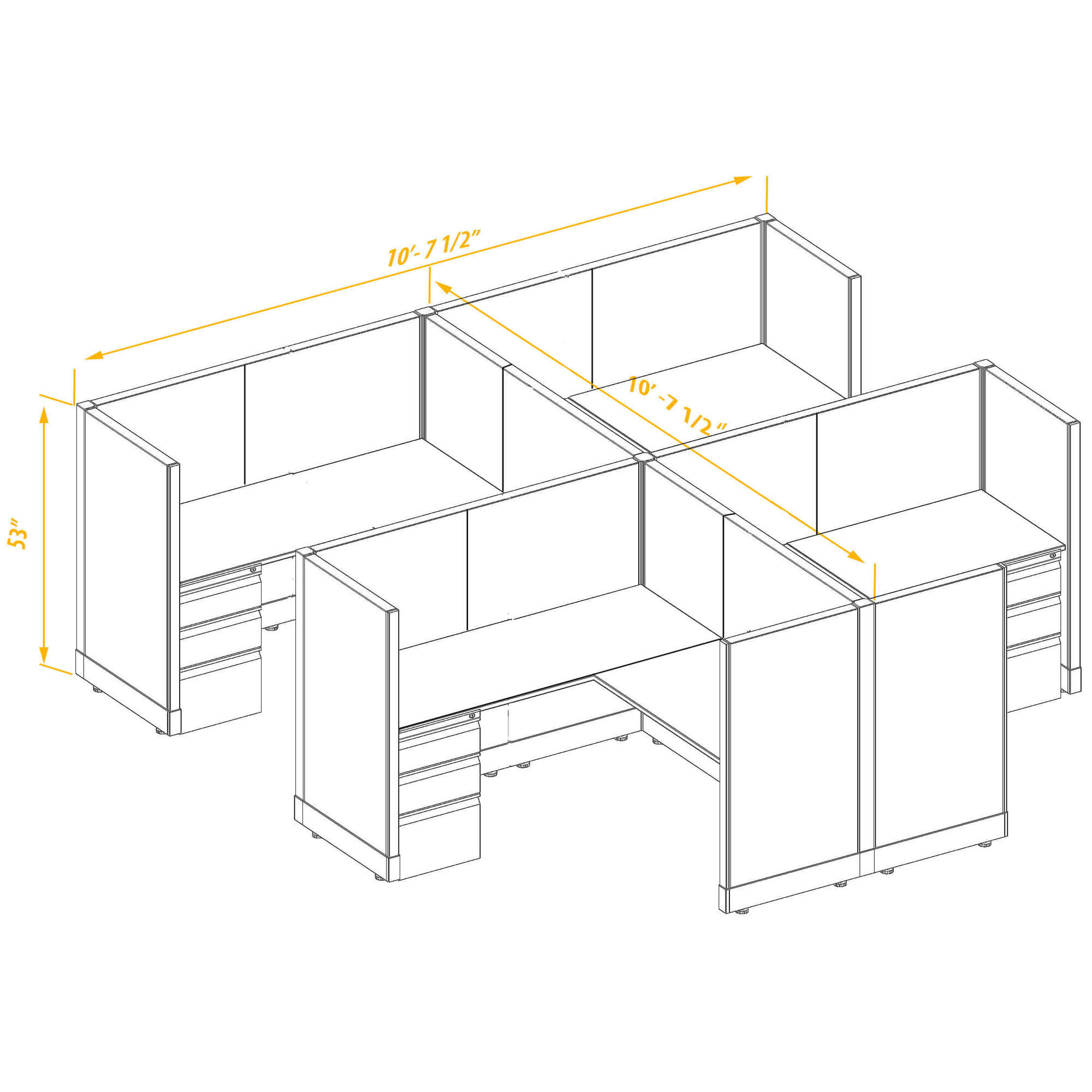 Office workstations CUB 4 53 55 PSO Office workstations CUB 4 53 55 PSO