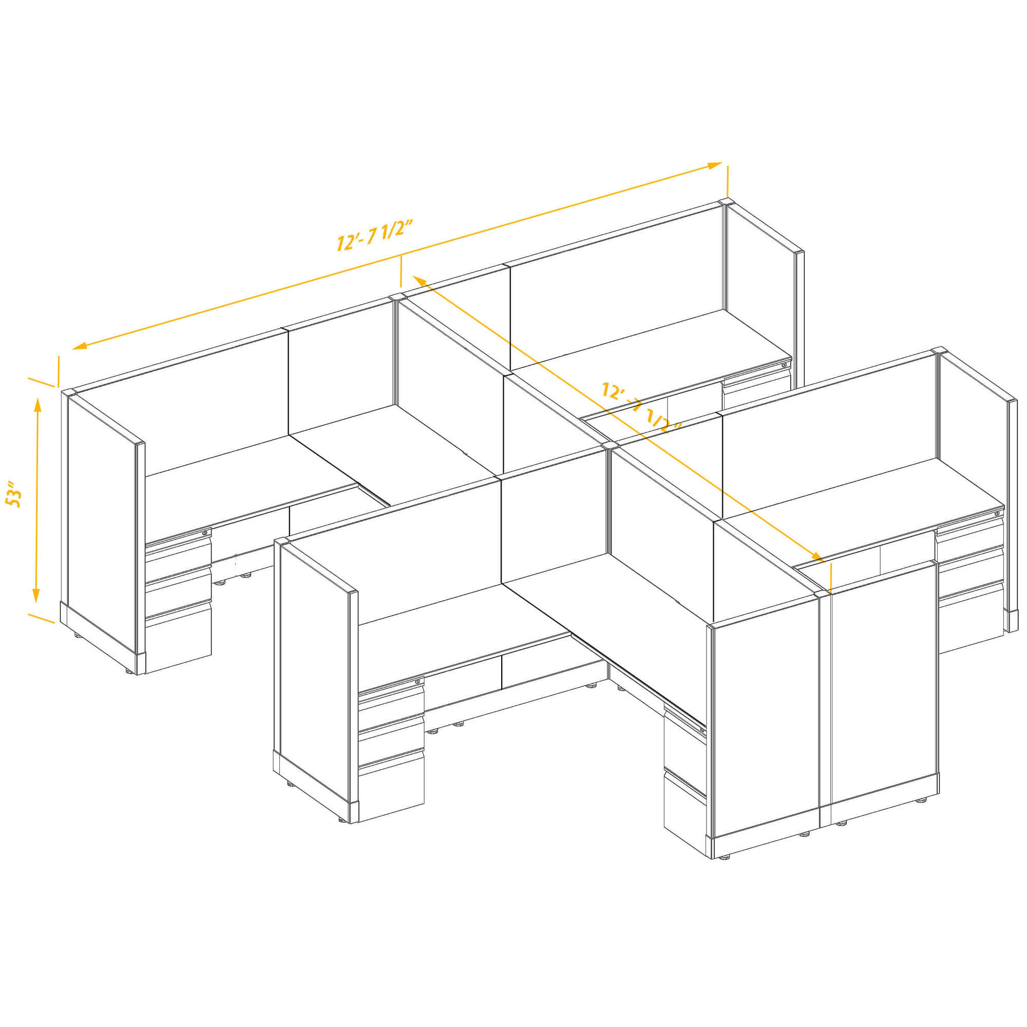 Office workstations CUB 4 53 66 PSO Office workstations CUB 4 53 66 PSO