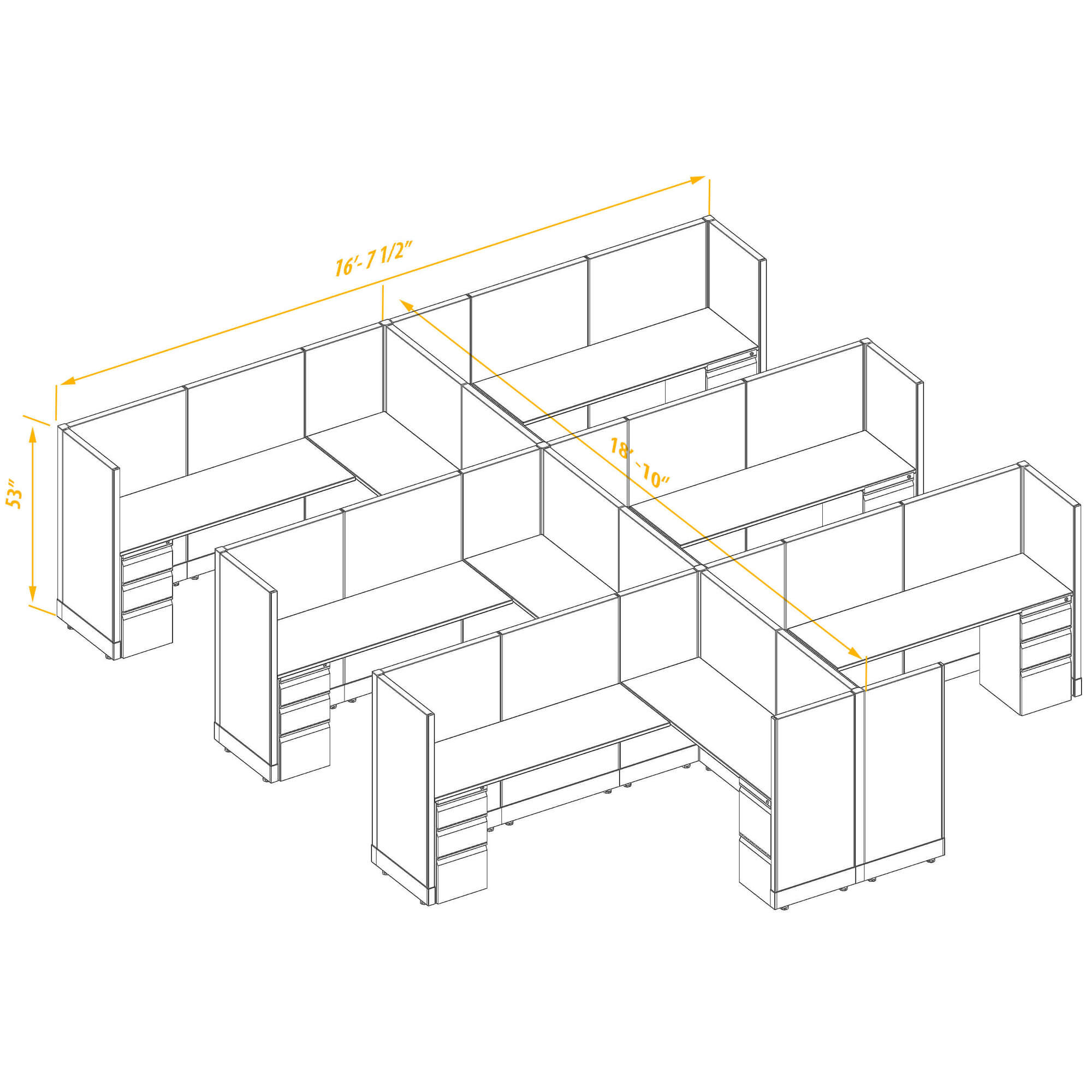 Office workstations CUB 6 53 68 PSO Office workstations CUB 6 53 68 PSO